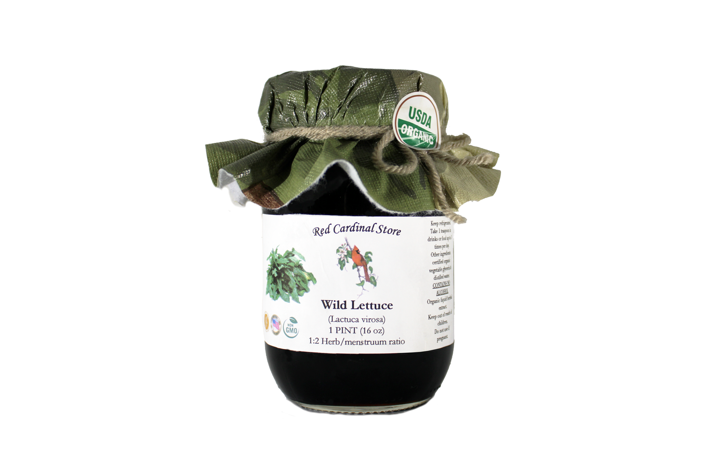 Wild Lettuce Tincture Herb Extract Double Extraction