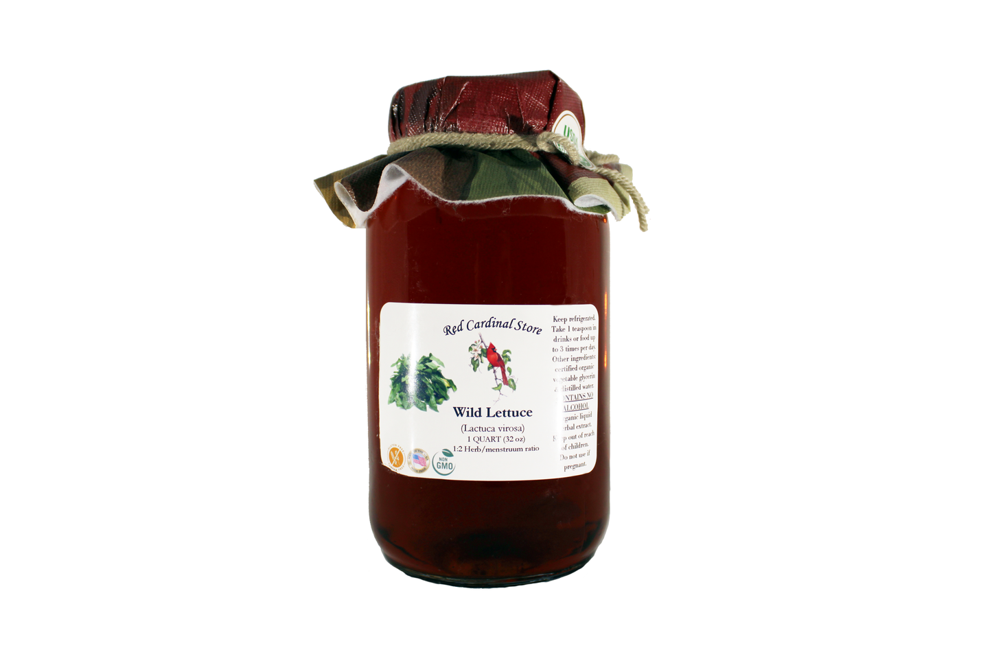 Wild Lettuce Tincture Herb Extract Double Extraction