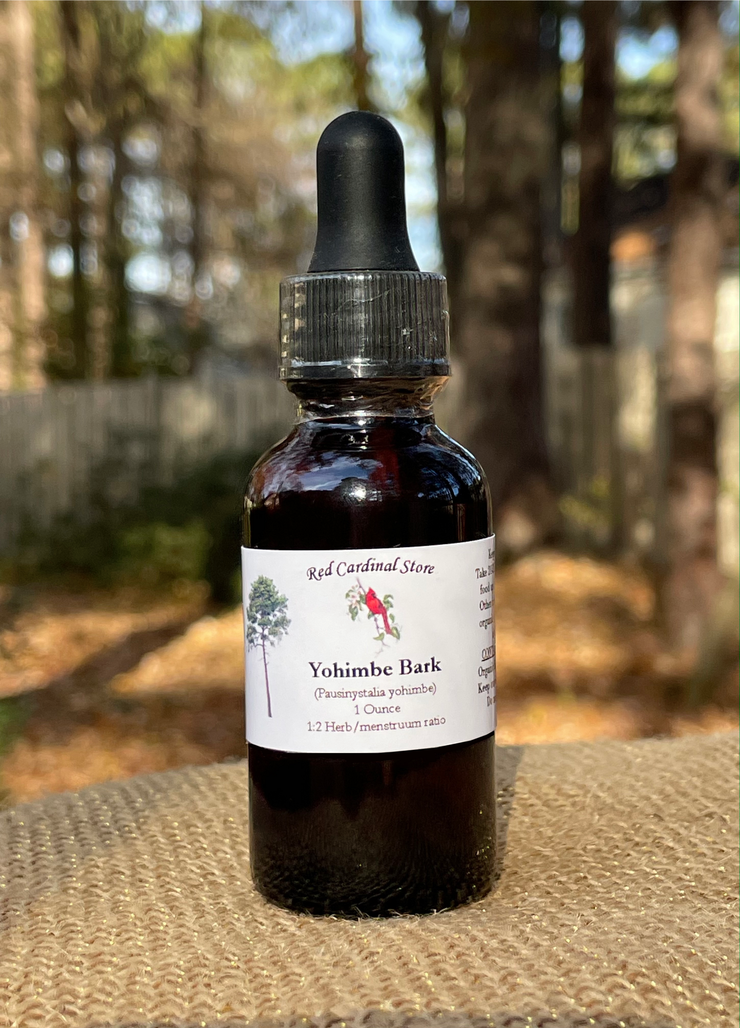 Yohimbe Bark (Pausinystalia Yohimbe) Tincture Herb Extract Double