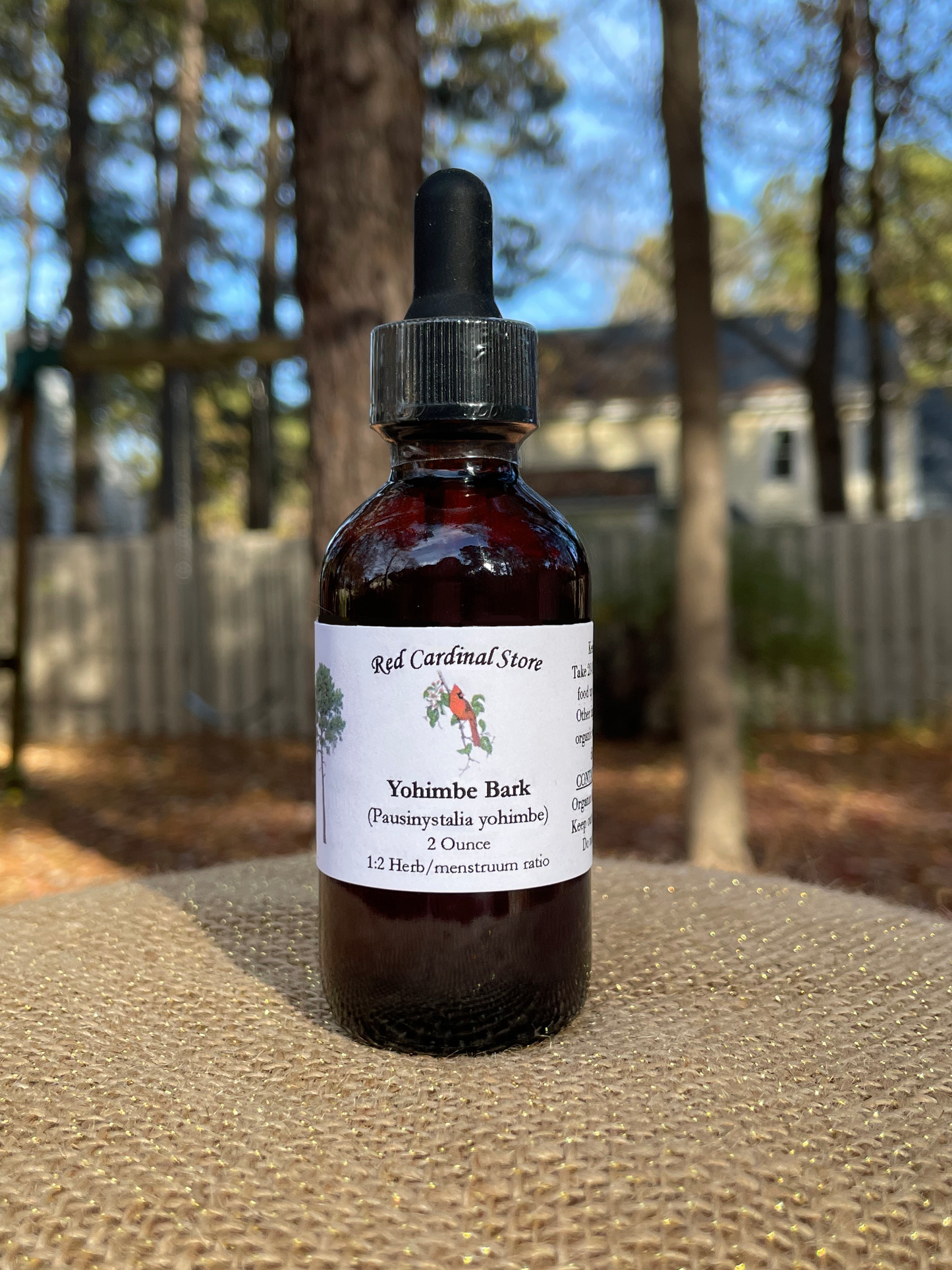 Yohimbe Bark (Pausinystalia Yohimbe) Tincture Herb Extract Double