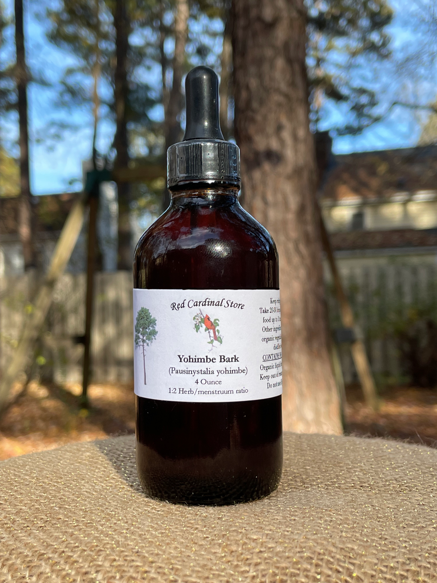 Yohimbe Bark (Pausinystalia Yohimbe) Tincture Herb Extract Double