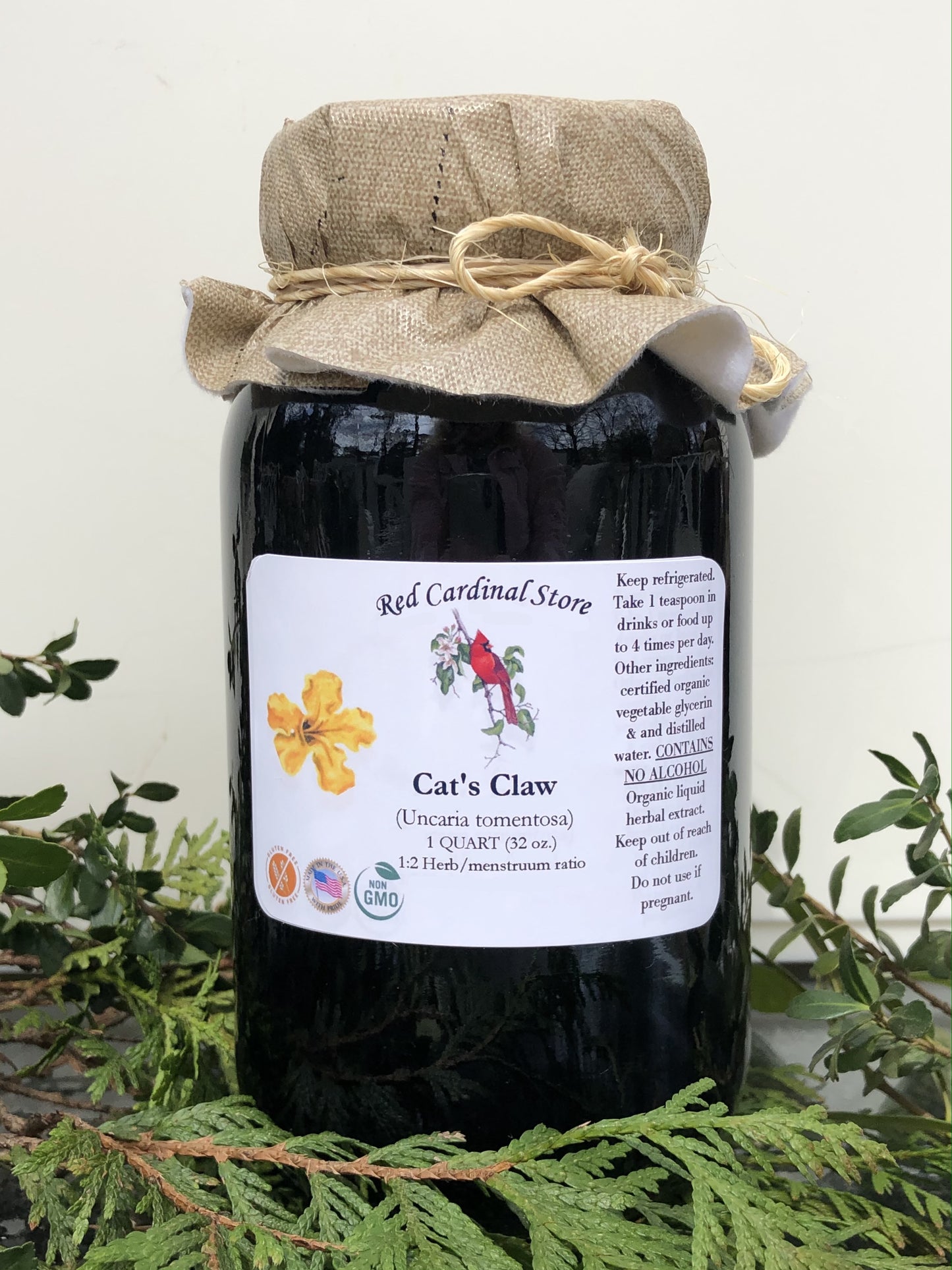 Cat's Claw Tincture Herb Extract Double Extraction