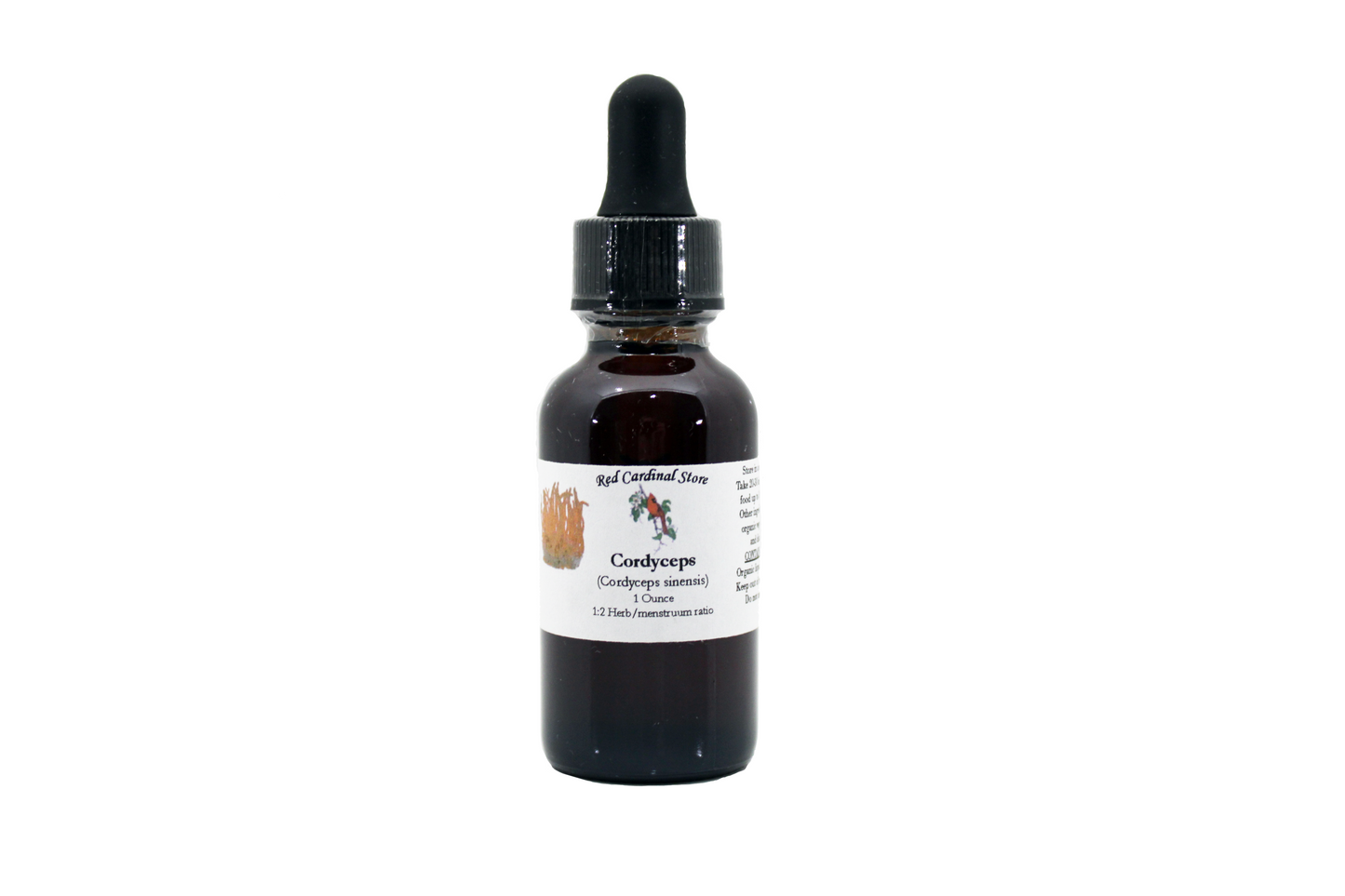 Cordyceps Mushroom Tincture Herb Extract Double Extraction