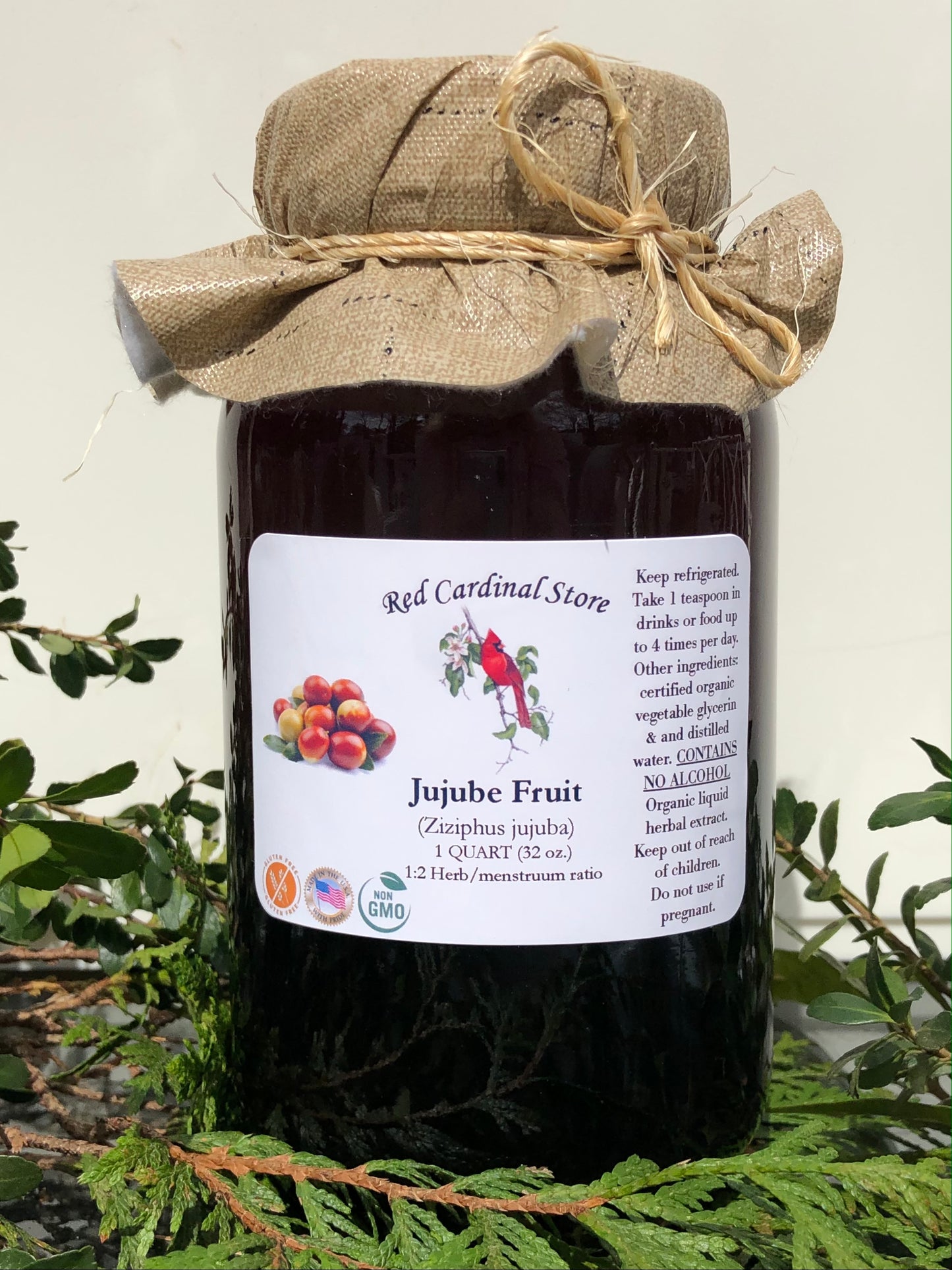 Jujube Fruit Tincture Herb Extract Double Extraction