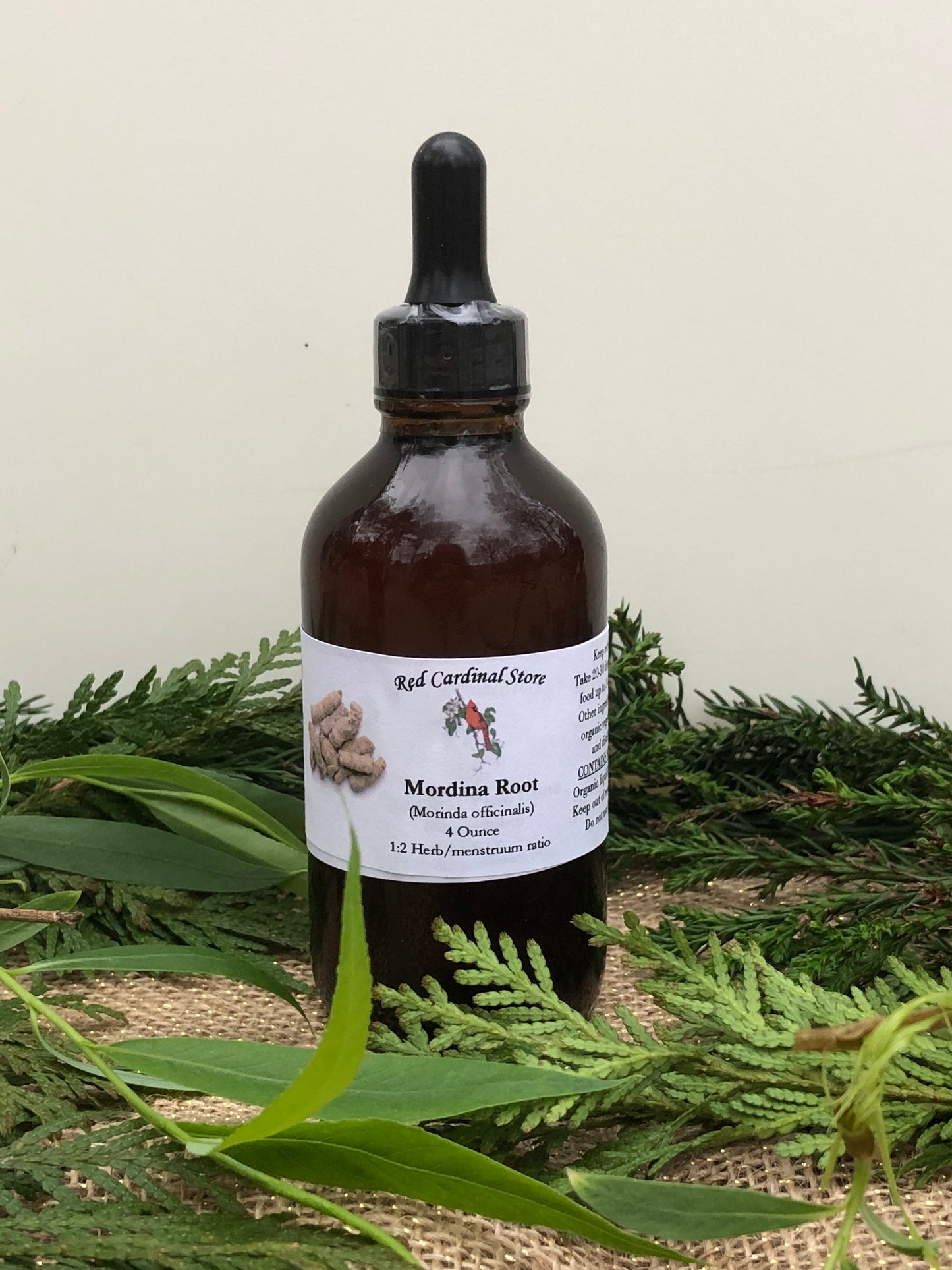Morinda Root (Indian Mulberry, Ba Ji Tian) Tincture Herb Extract Double Extraction