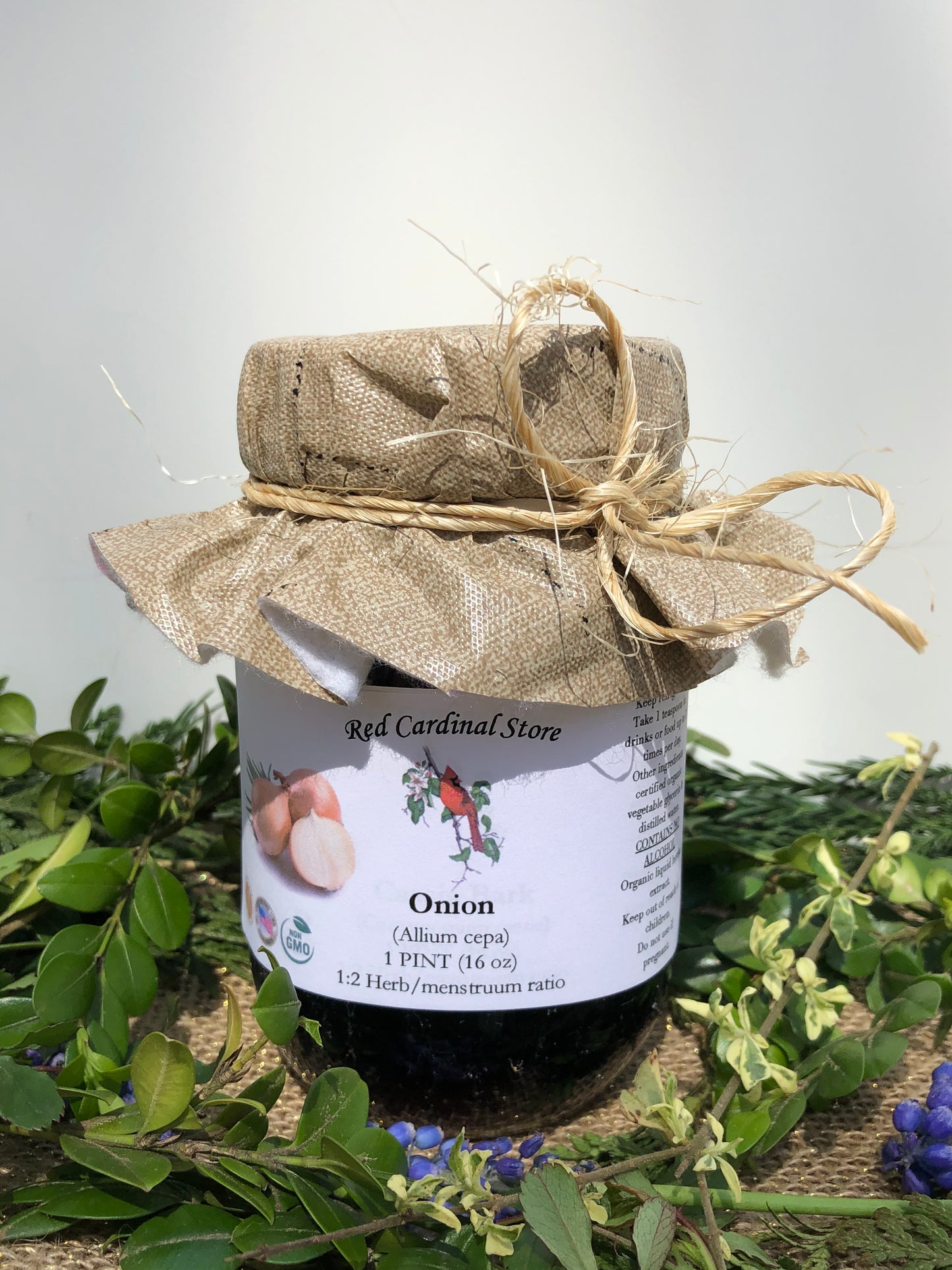 Onion Tincture Herb Extract Double Extraction