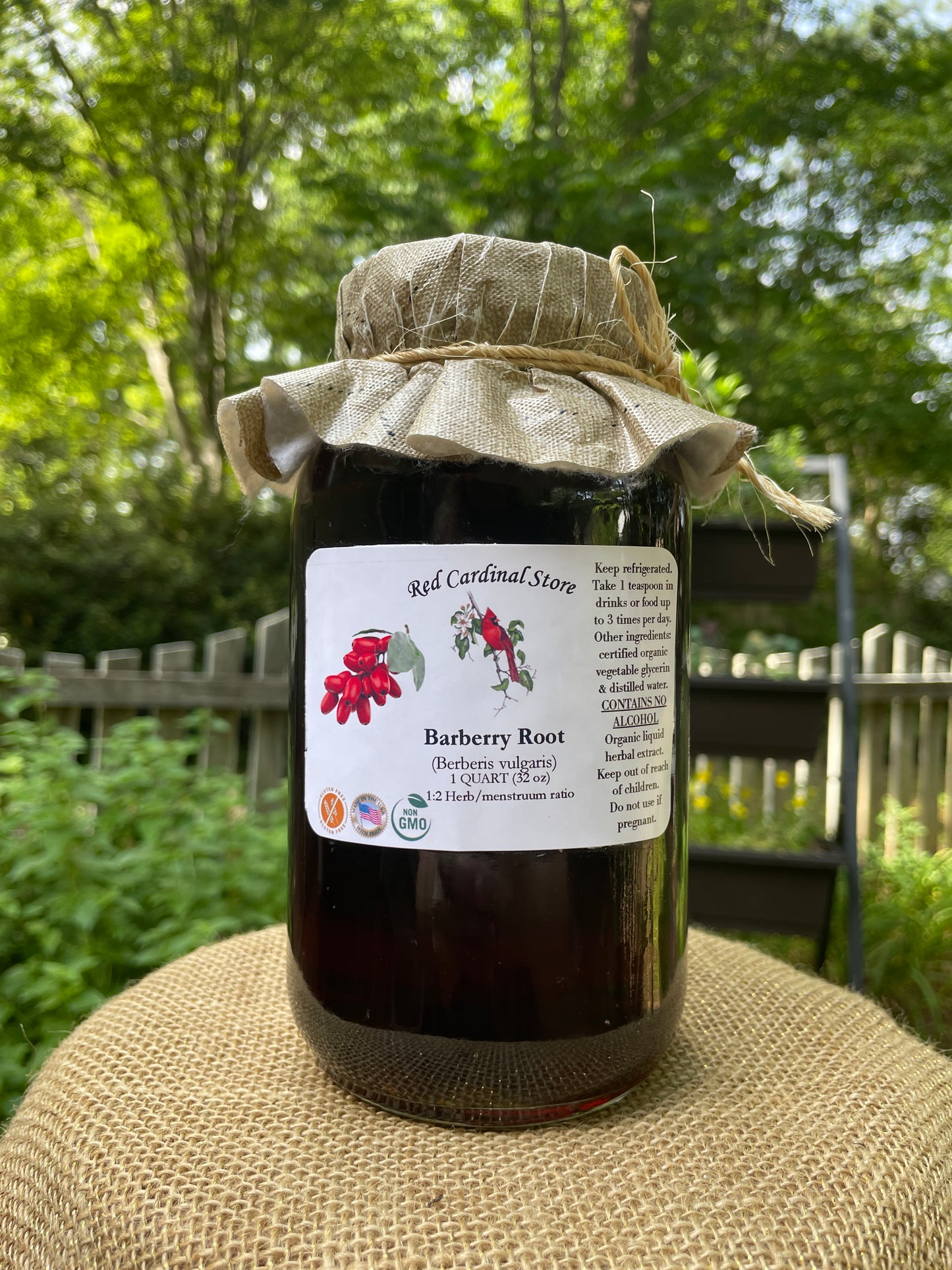 Barberry Root Tincture Herb Extract Double Extraction