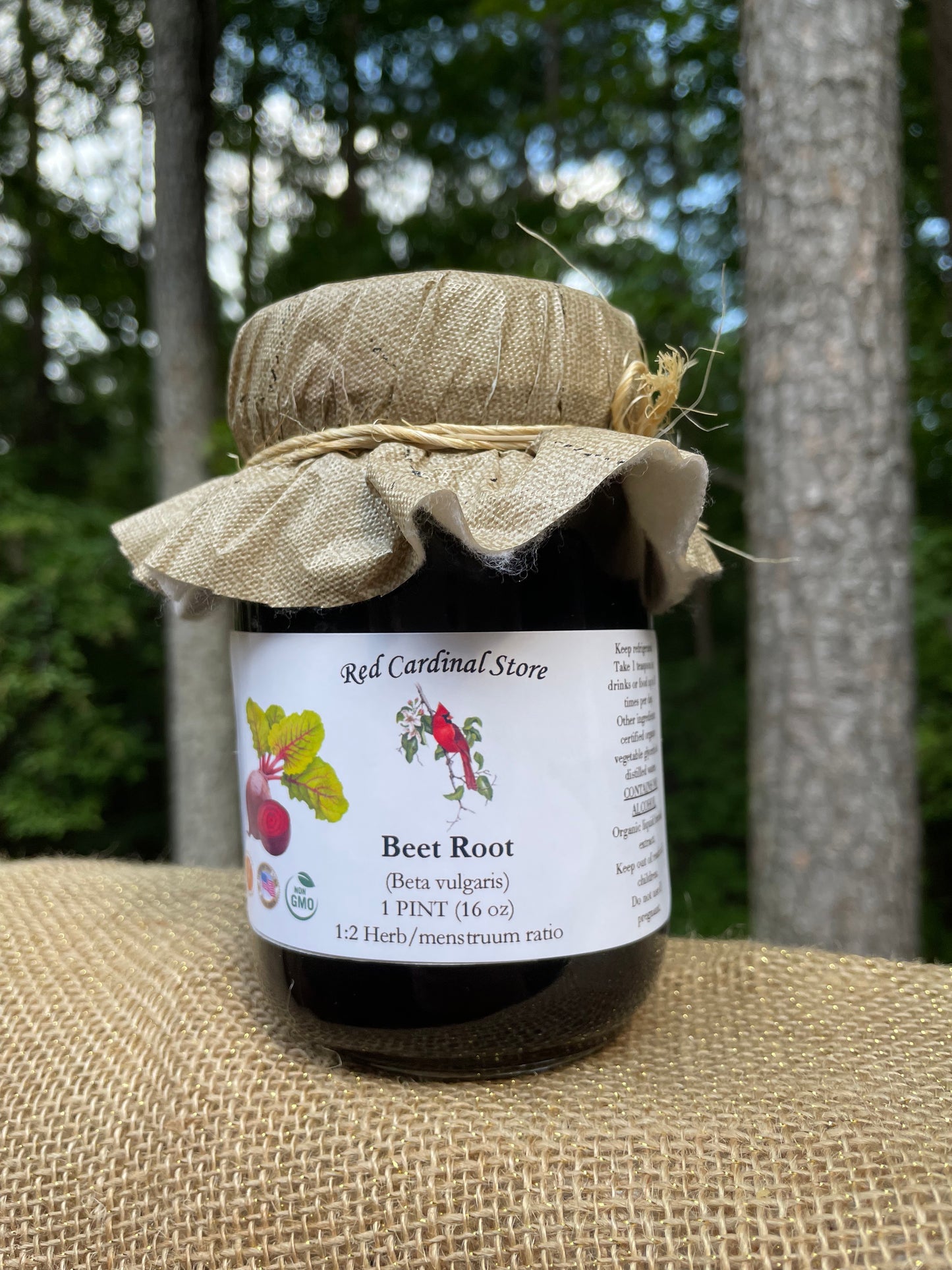 甜菜根(Beta Vulgaris)酊药草提取物双重提取