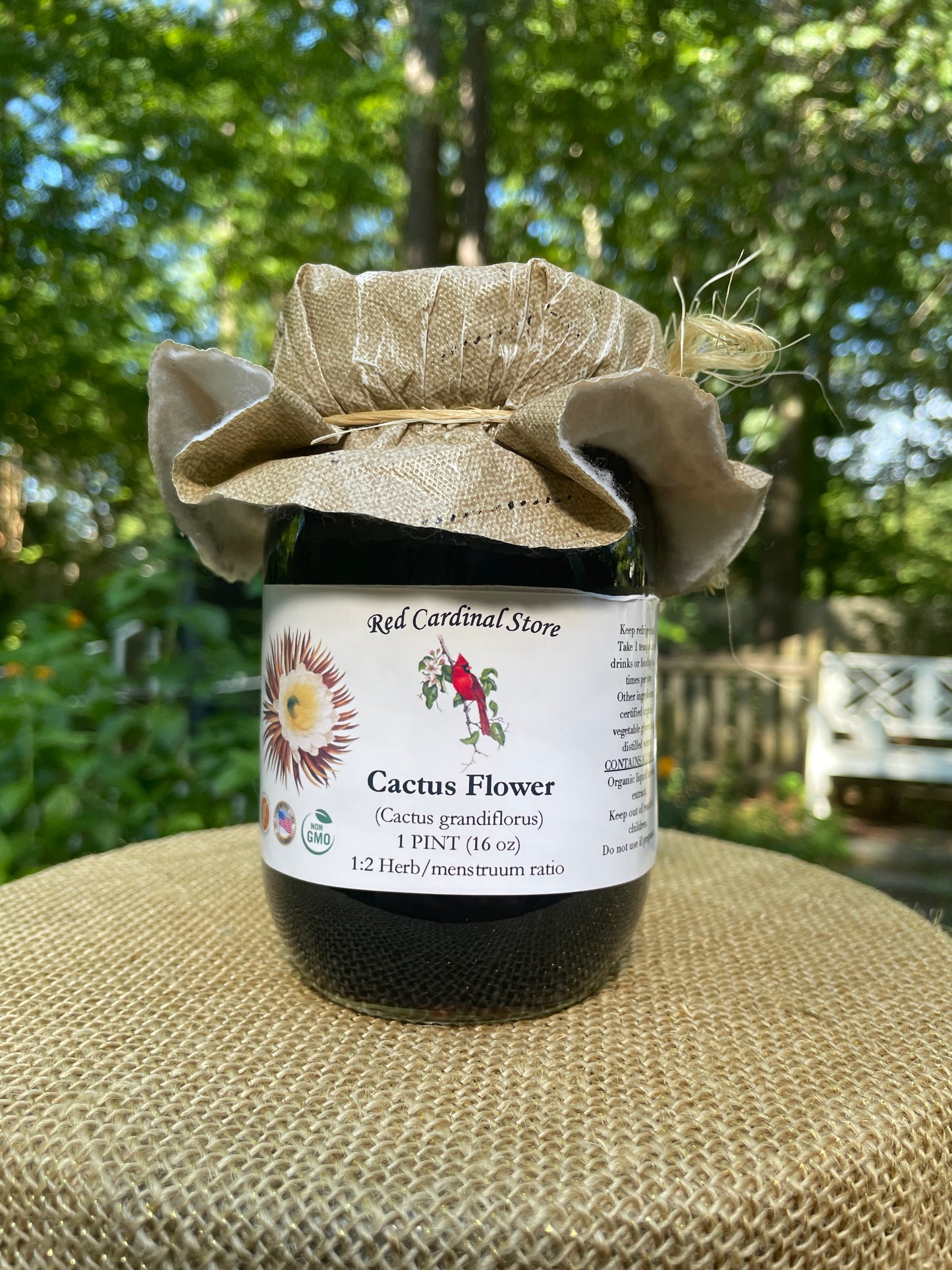 仙人掌花(Cactus Grandiflorus、Night-blooming Cereus)酊药草提取物双重提取