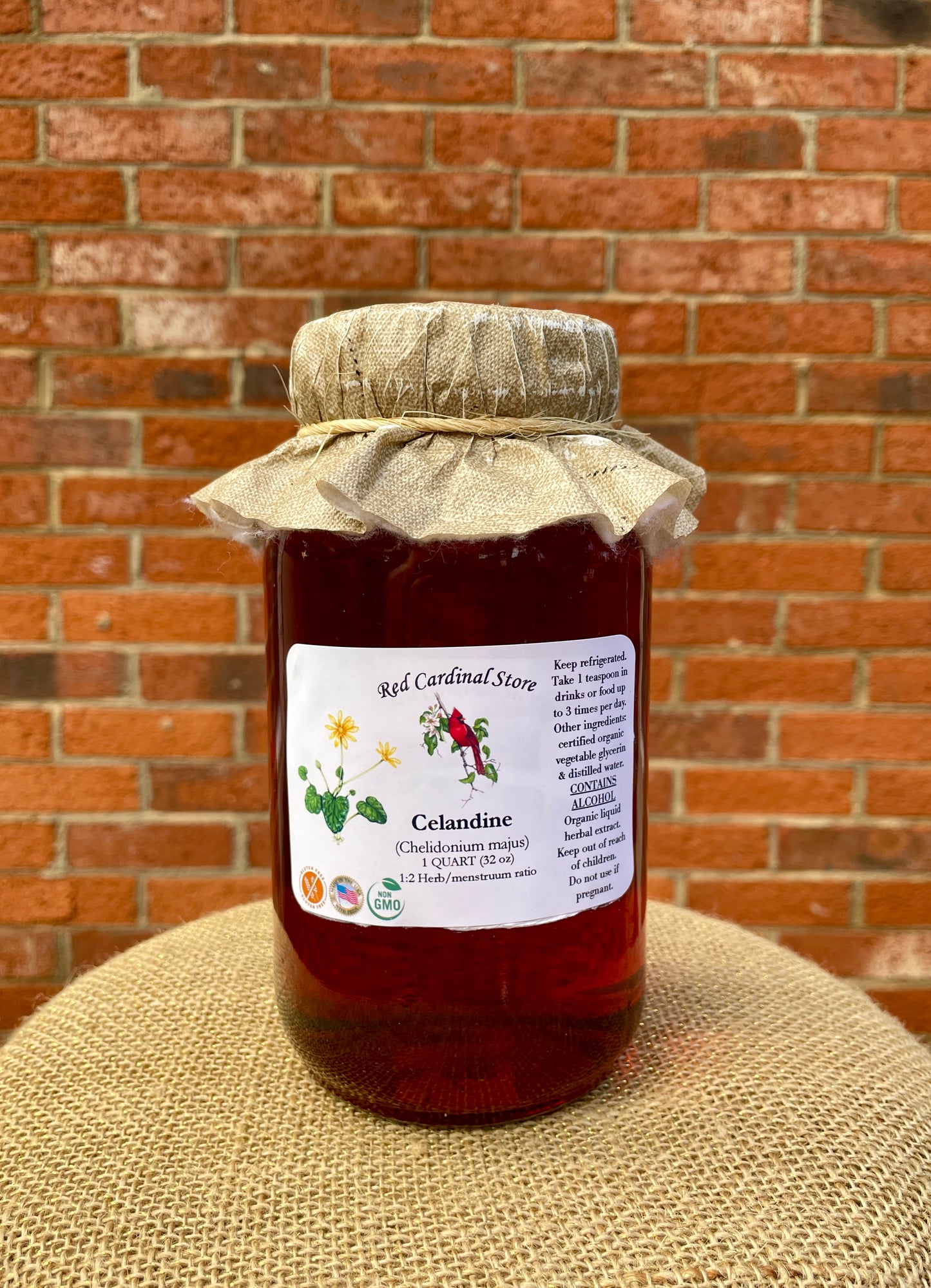 Celandine (Chelidonium Majus) Tincture Herb Extract Double Extraction