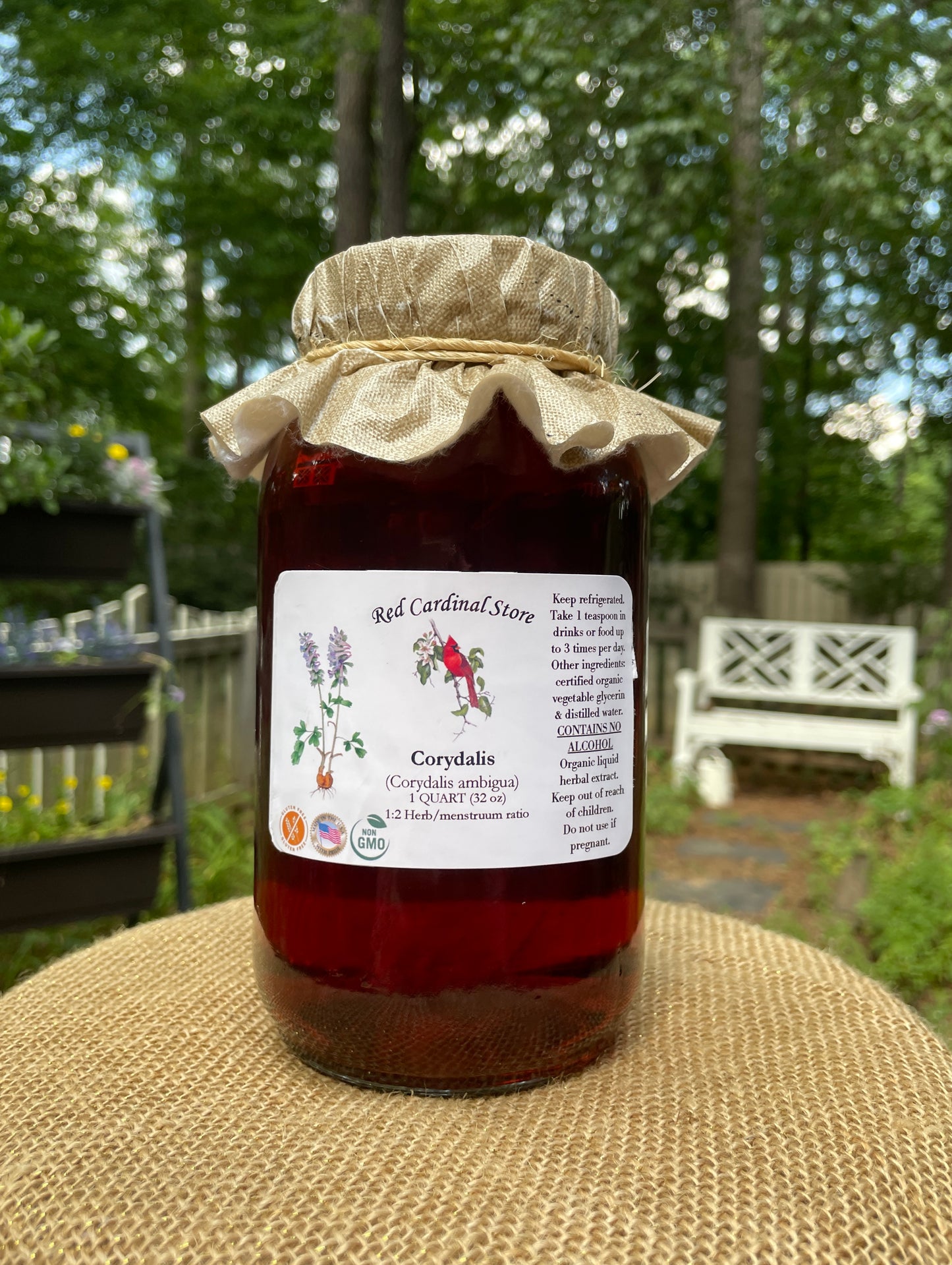 Corydalis (Yan Hu Suo) Tincture Herb Extract Double Extraction