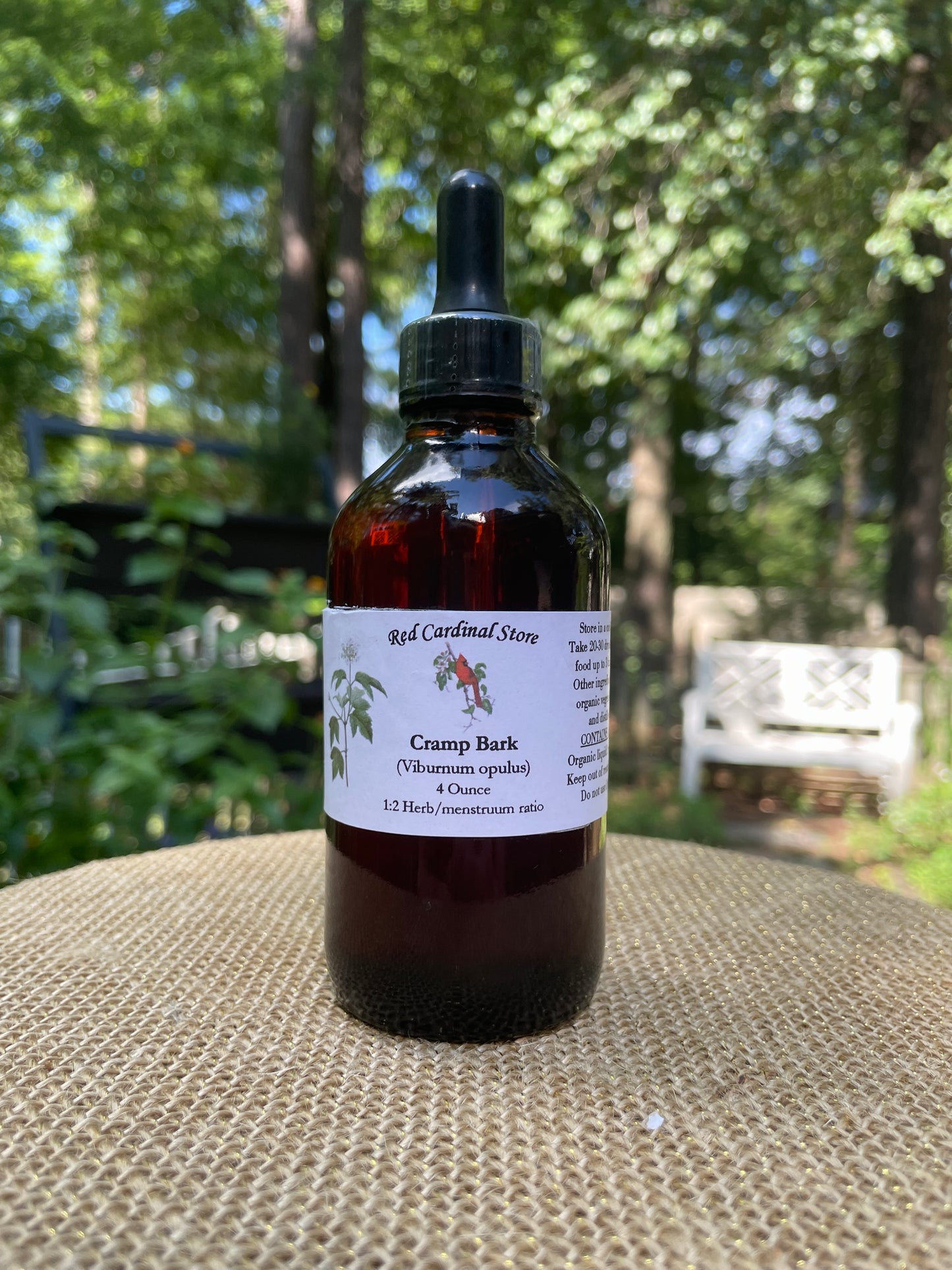 痉挛树皮(荚莲属植物)酊药草提取物双重提取