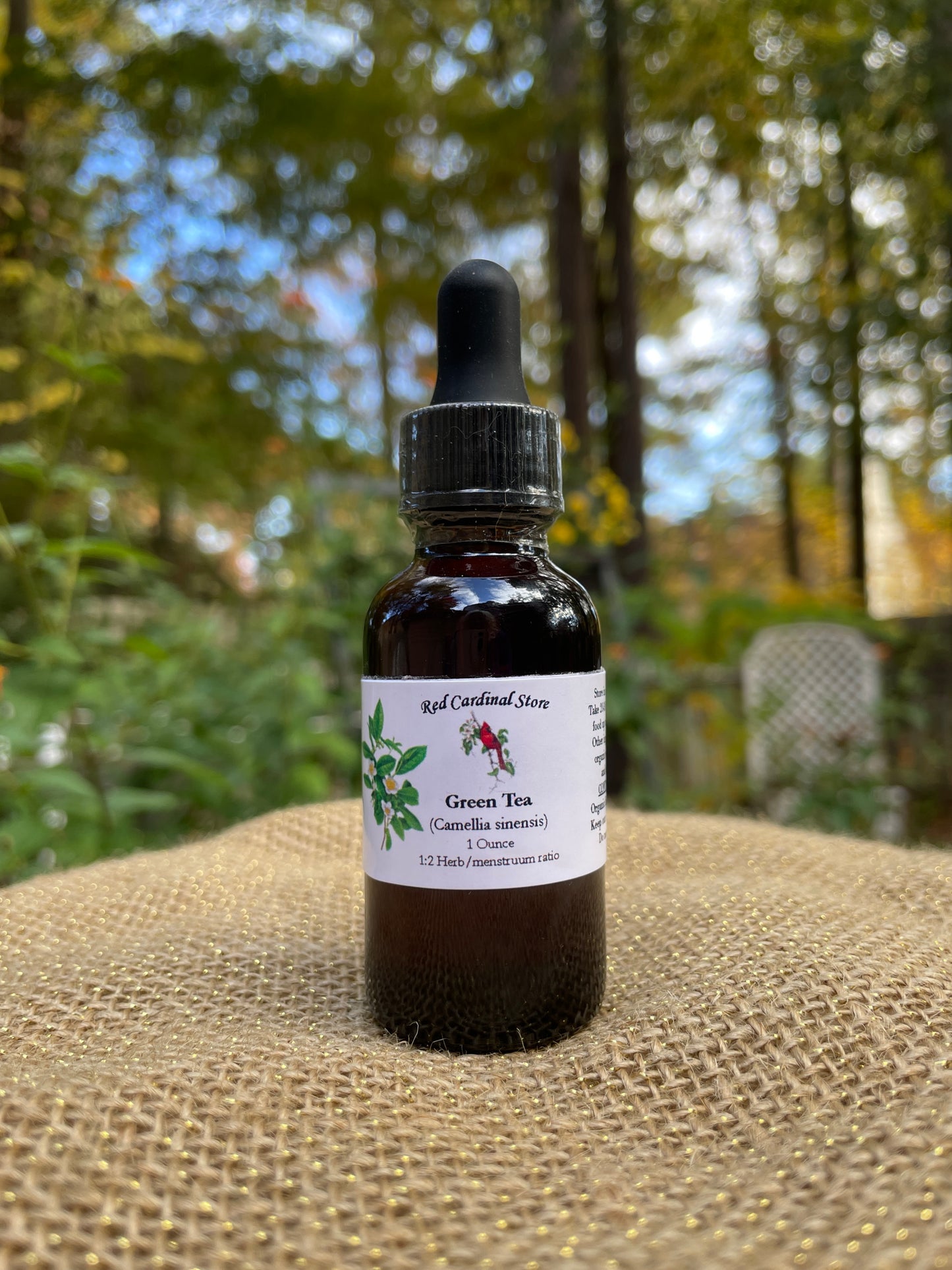 绿茶叶(Camellia Sinensis)酊药草提取物双重提取