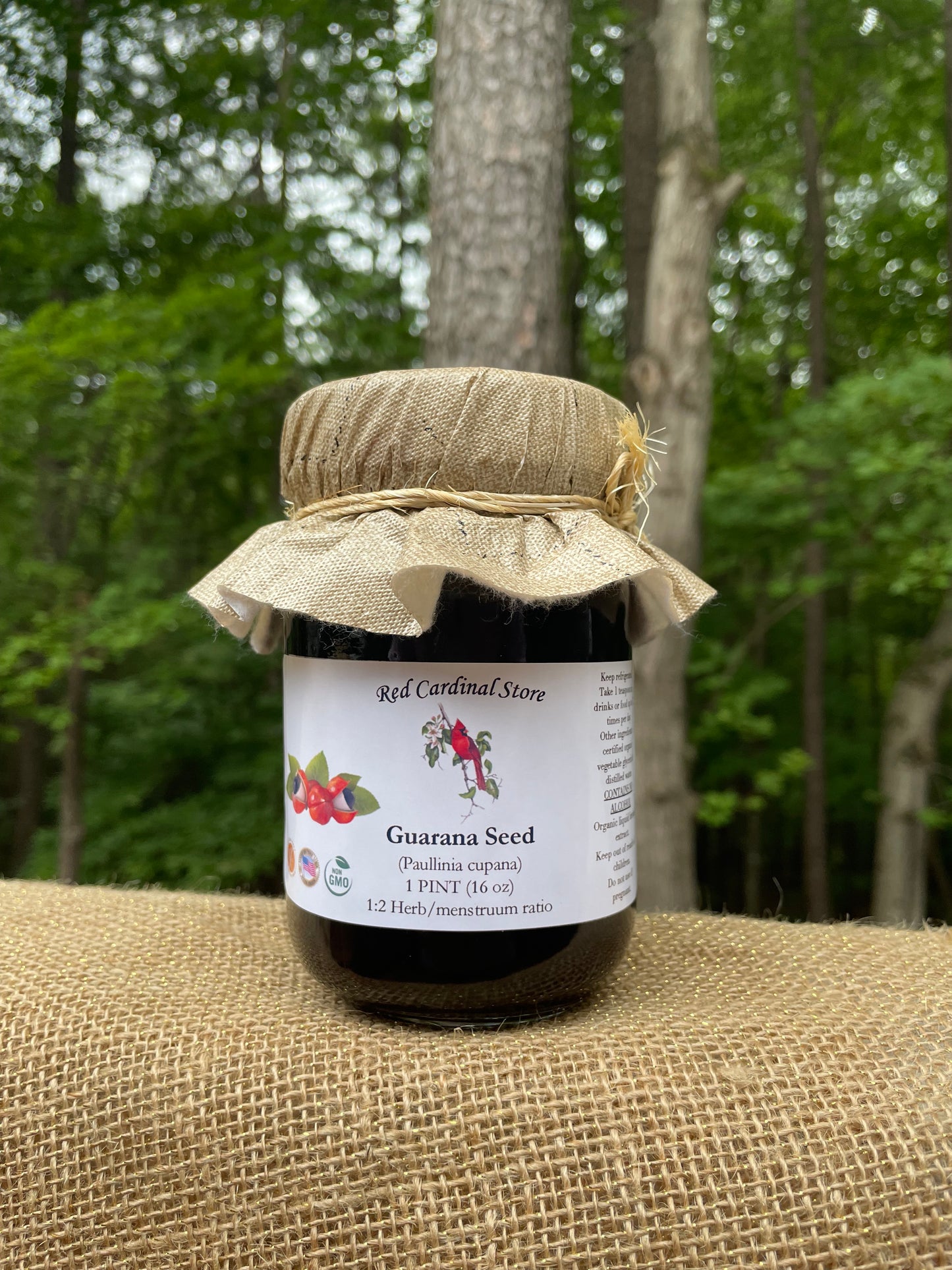 Guarana Seed Tincture Herb Extract Double Extraction