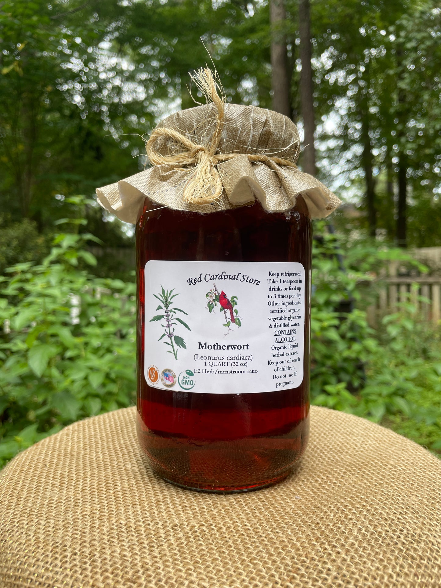 Motherwort Tincture Herb Extract Double Extraction