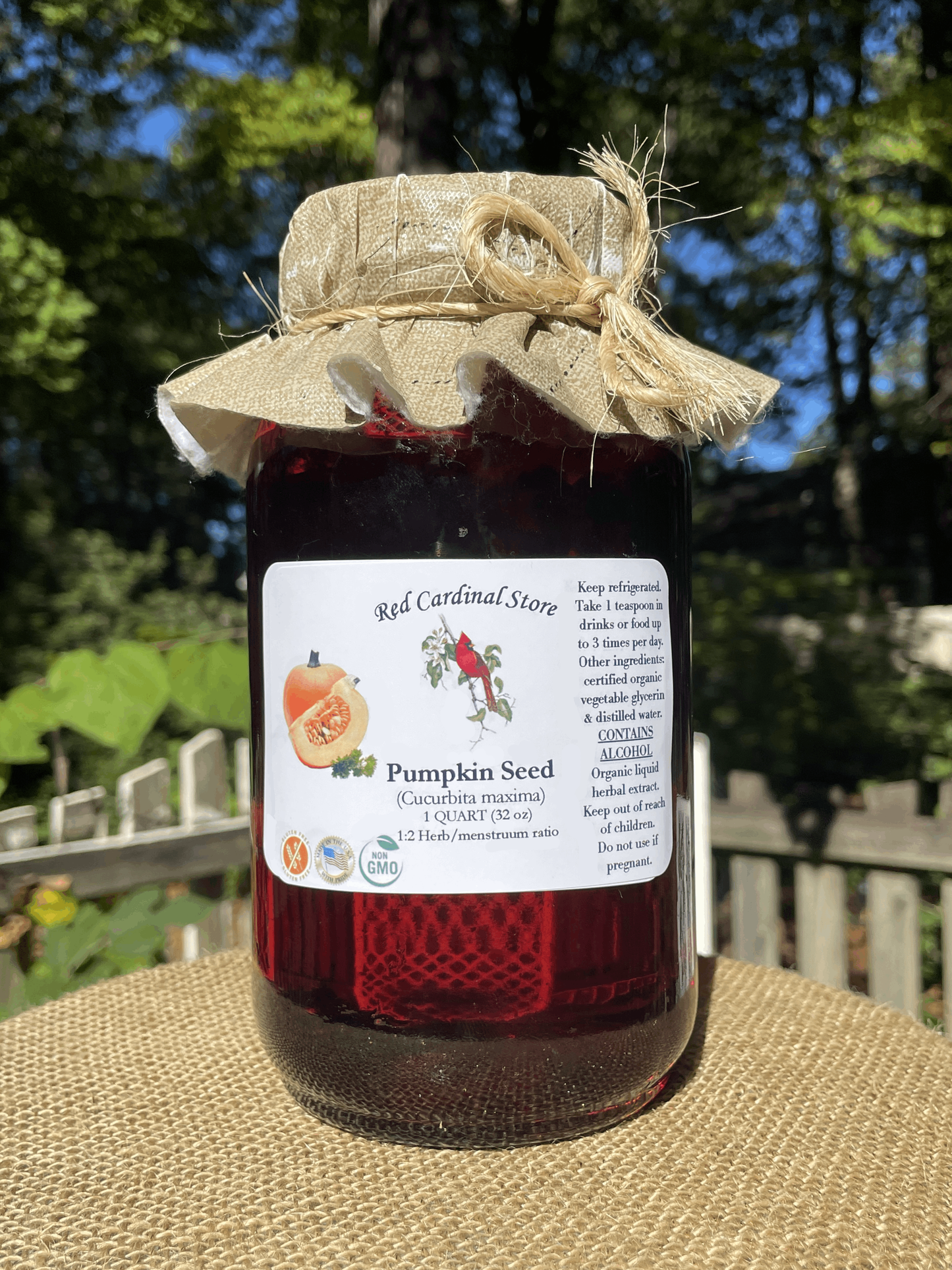 Pumpkin Seed Tincture Herb Extract Double Extraction