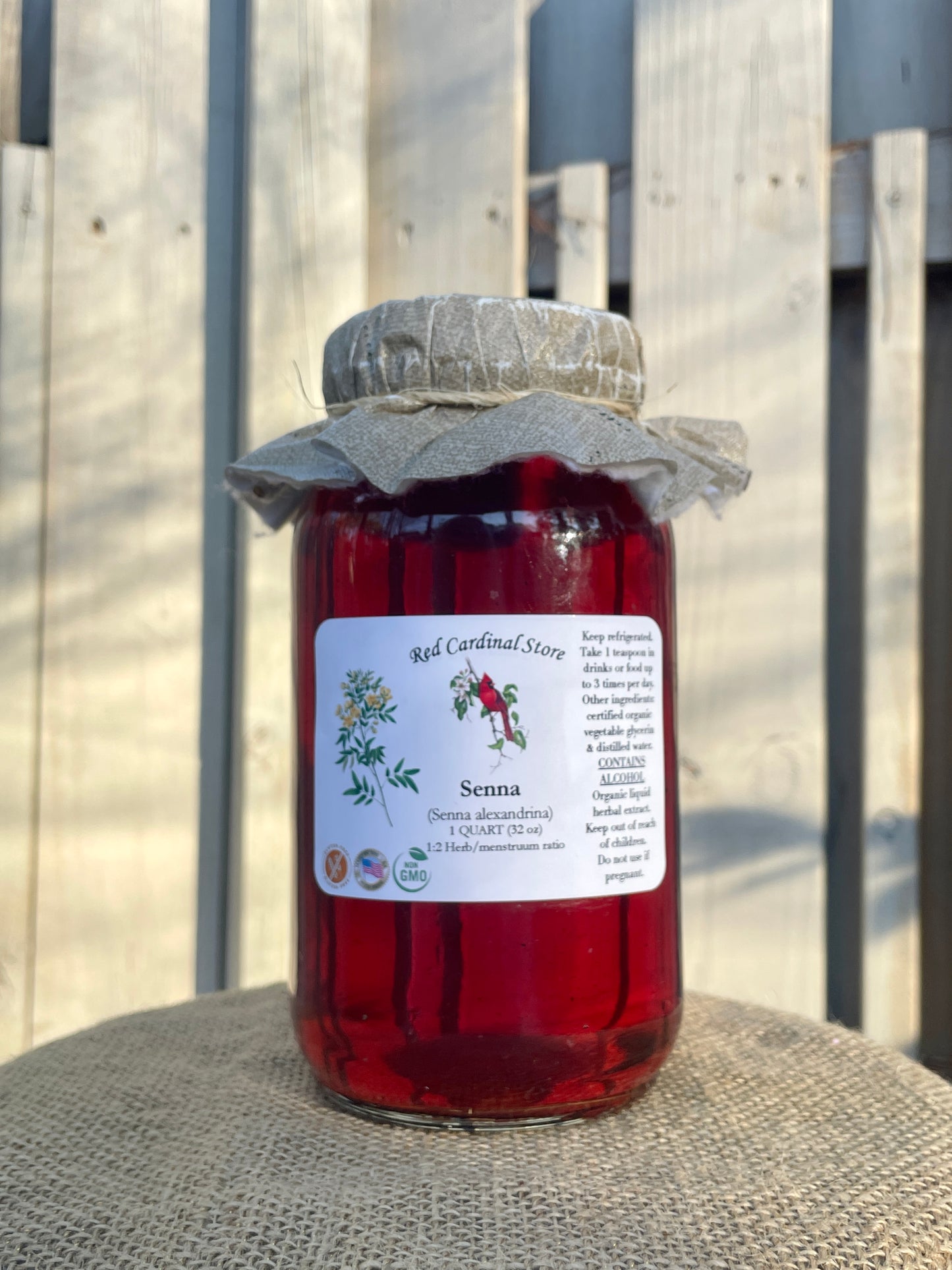 Senna Tincture Herb Extract Double Extraction