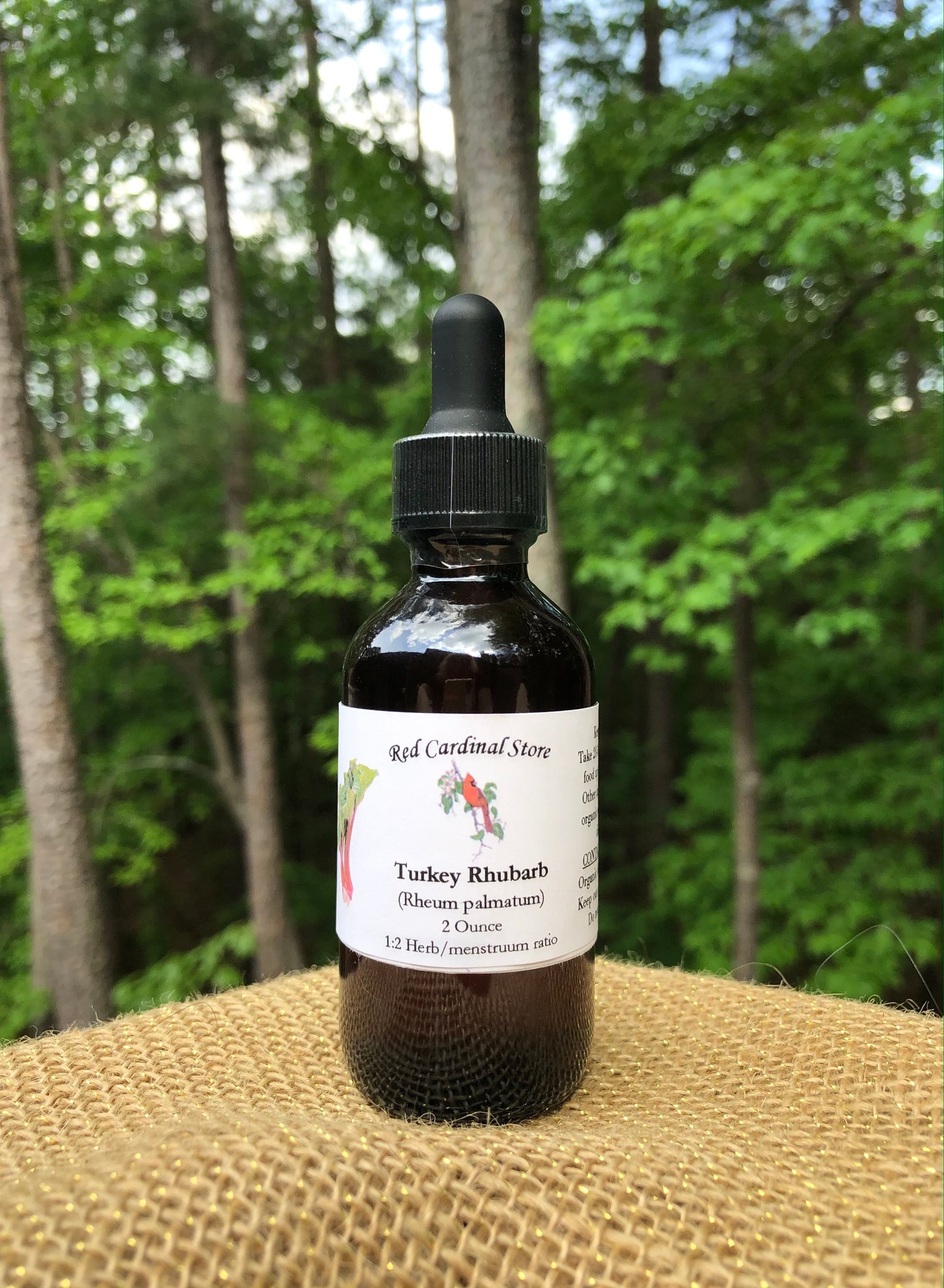 Turkey Rhubarb Tincture Herb Extract Double Extraction