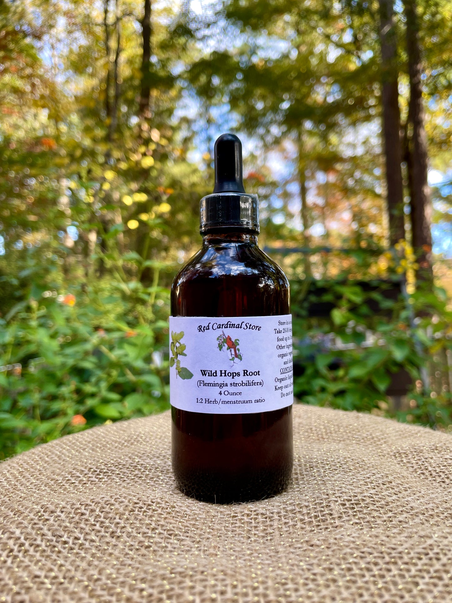 野啤酒花根(Flemingia Strobilifera)酊药草提取物双重提取