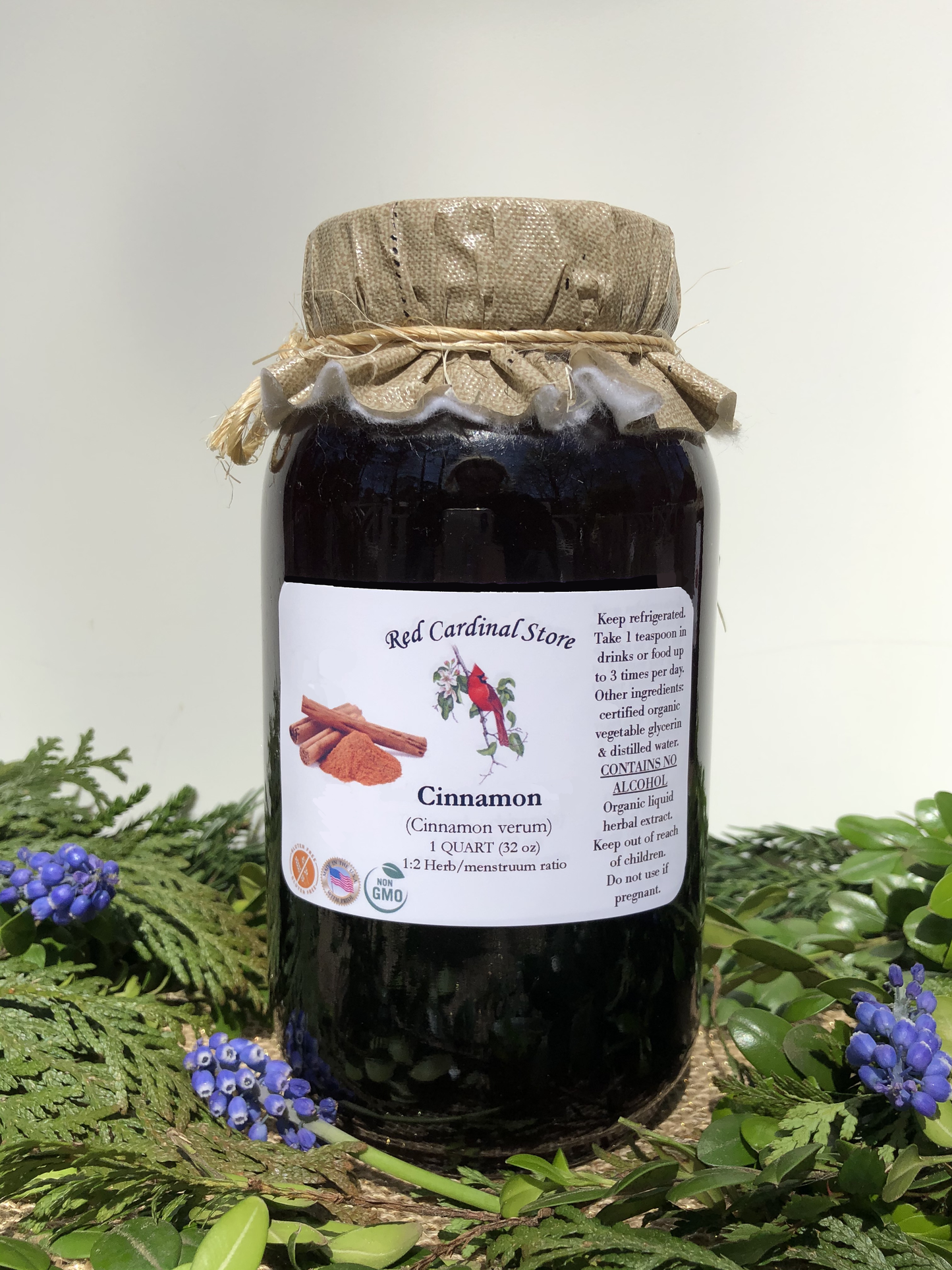 Cinnamon (Cinnamon Verum) Tincture Herb Extract Double Extraction