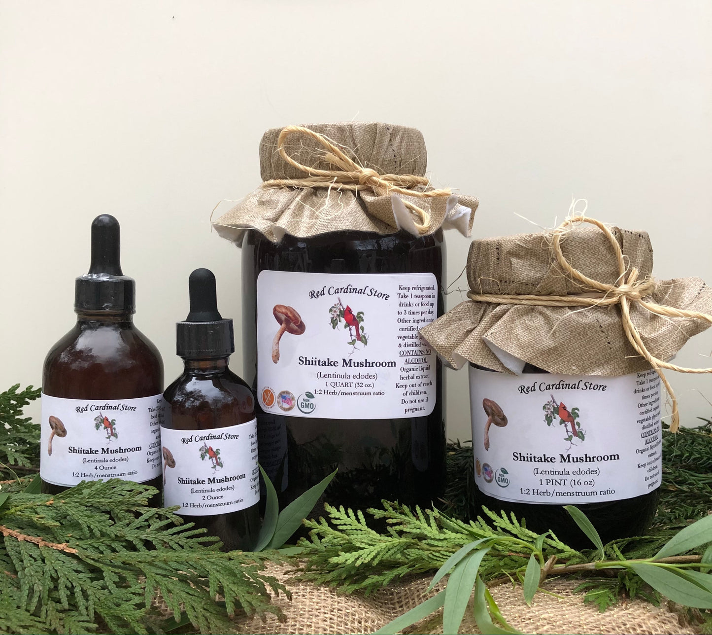 香菇酊草本提取物双重提取