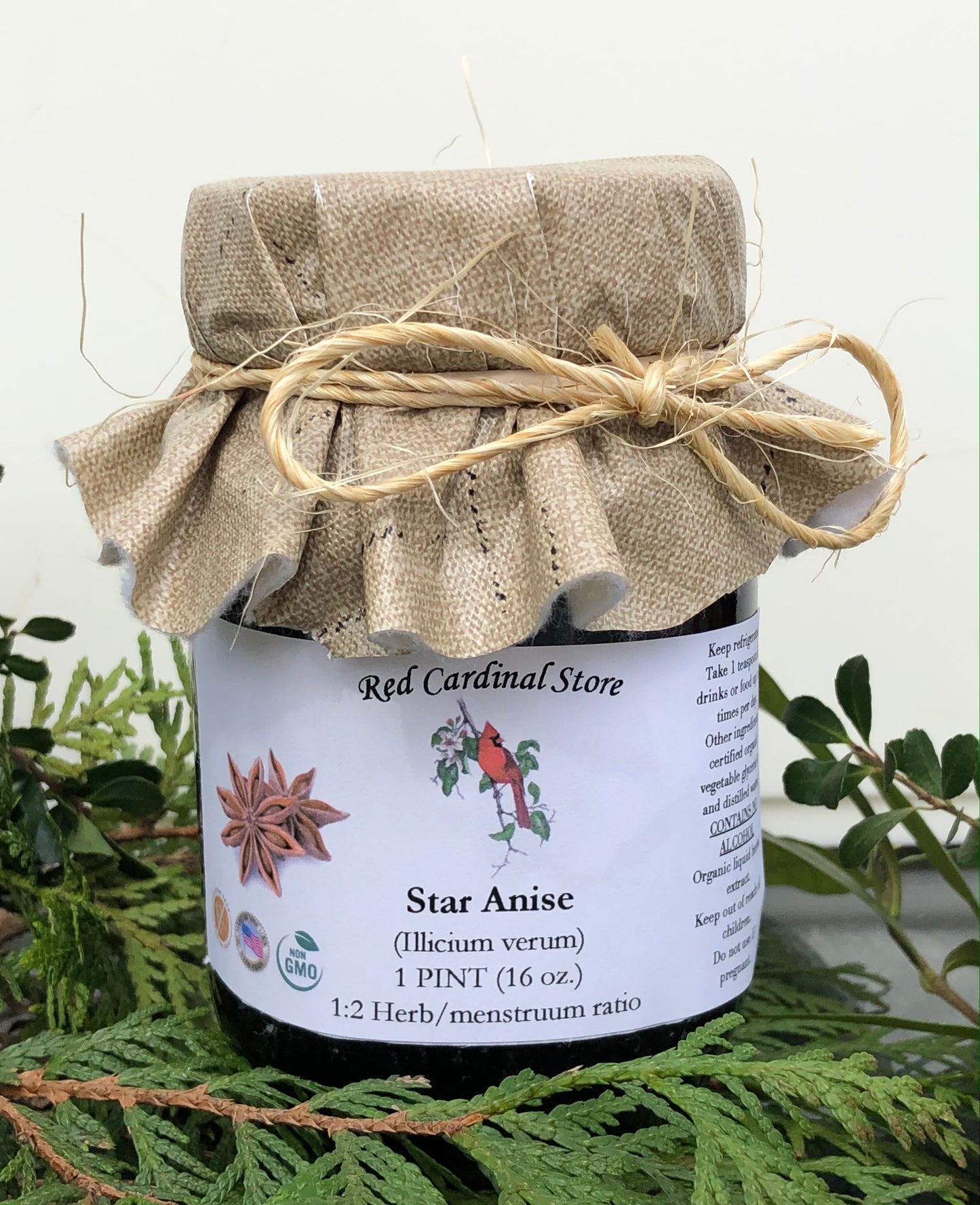 Extracto de hierba de tintura de anís estrellado doble extracción