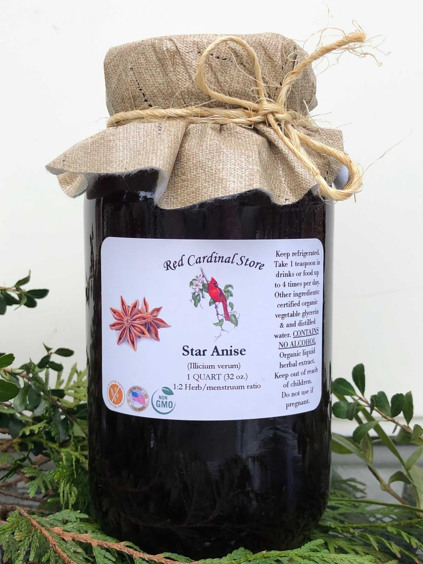 Extracto de hierba de tintura de anís estrellado doble extracción