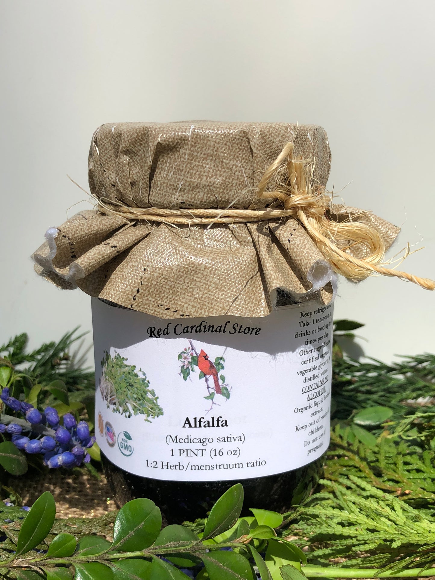 Alfalfa Tincture Herb Extract Double Extraction