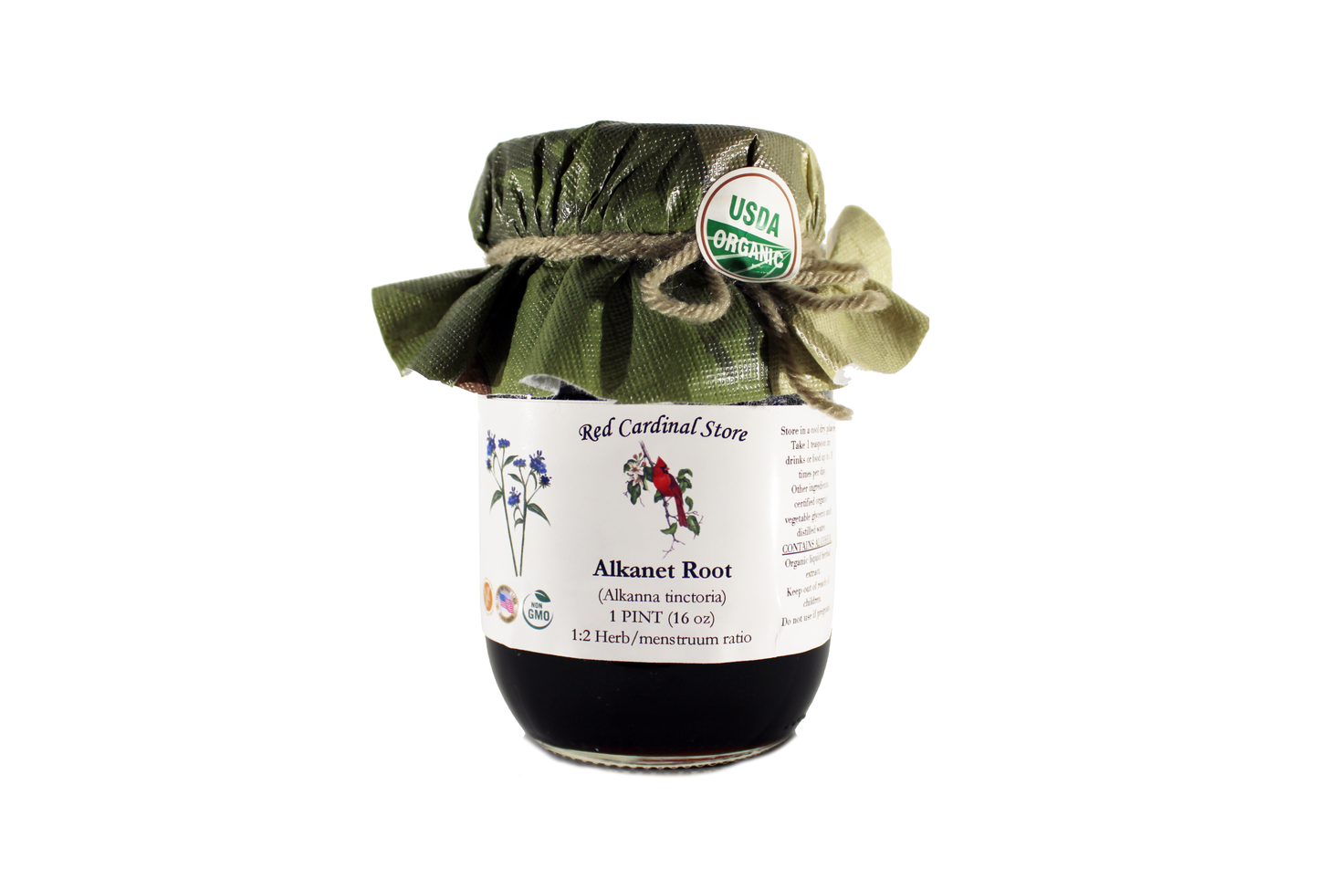 Alkanet Root (Alkanna Tinctoria) Tincture Herb Extract Double Extraction