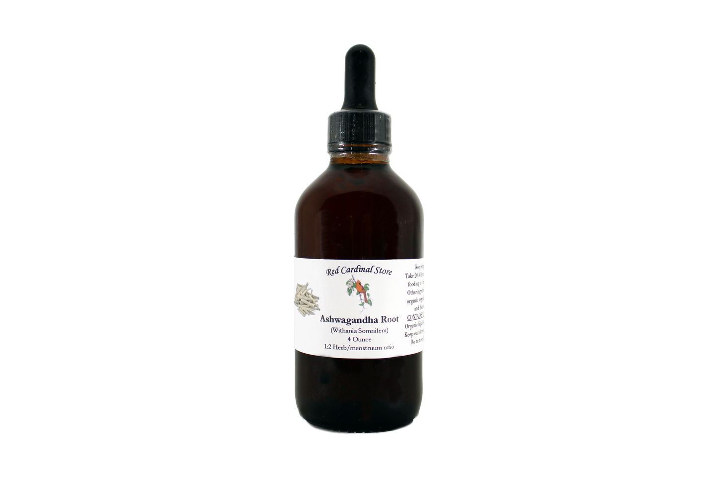 Ashwagandha Root Tincture Herb Extract Double Extraction