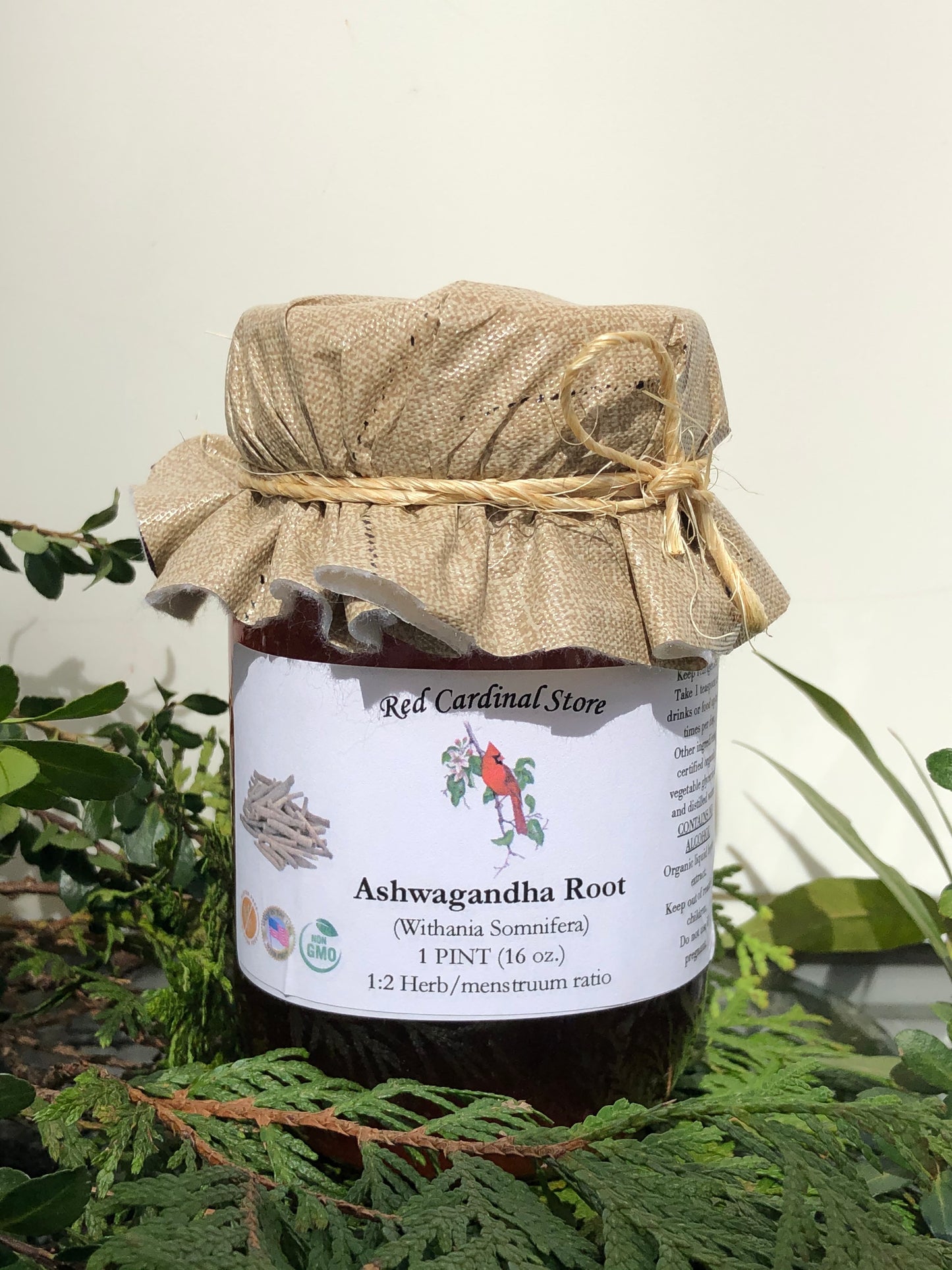 Ashwagandha Root Tincture Herb Extract Double Extraction