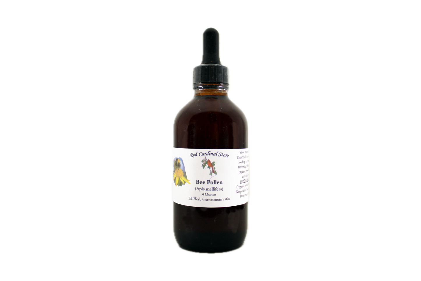 Bee Pollen Tincture Herb Extract Double Extraction