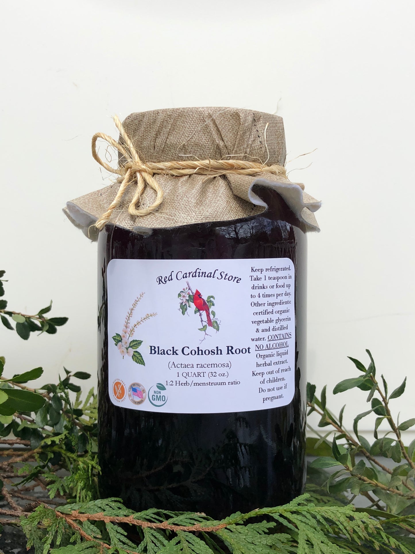 Black Cohosh Root Tincture Herb Extract Double Extraction