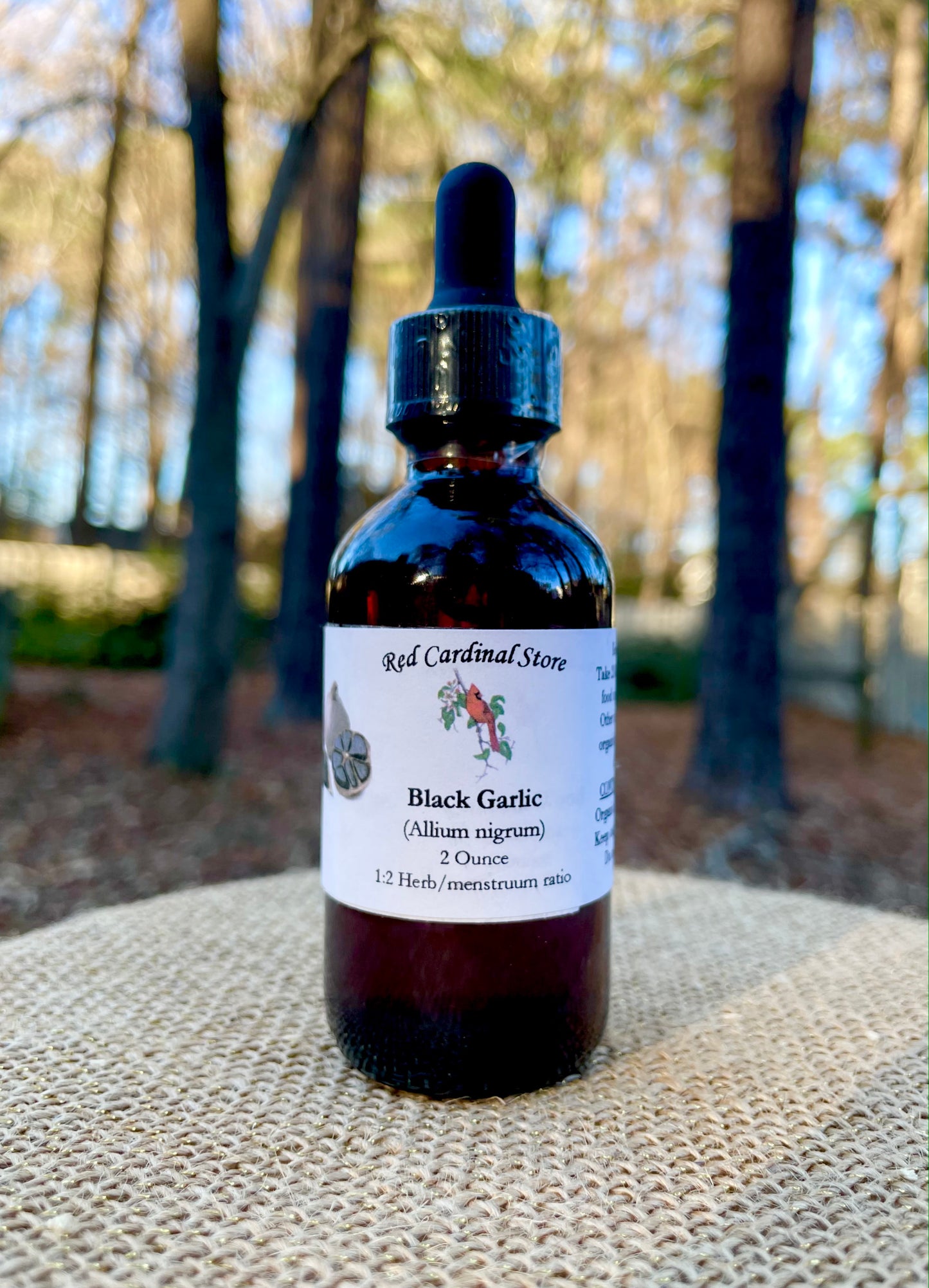 Black Garlic Tincture Herb Extract Double Extraction