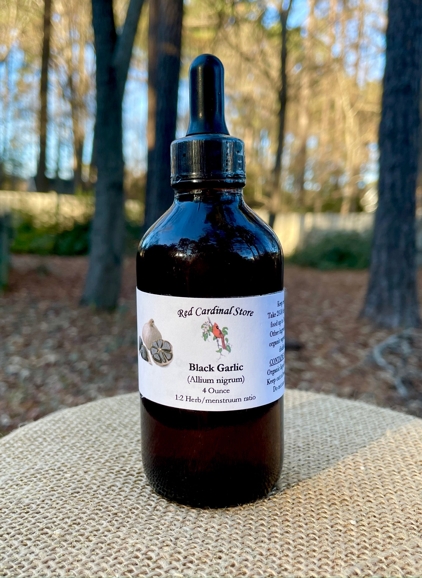 Black Garlic Tincture Herb Extract Double Extraction