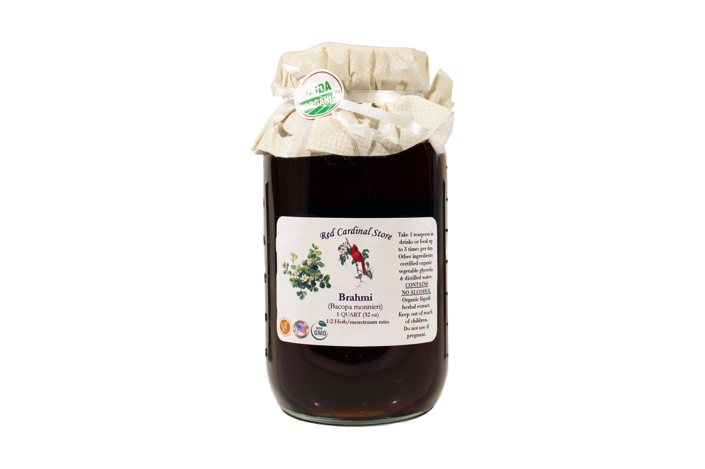 Brahmi (Bacopa Monnieri) Tincture Herb Extract Double Extraction