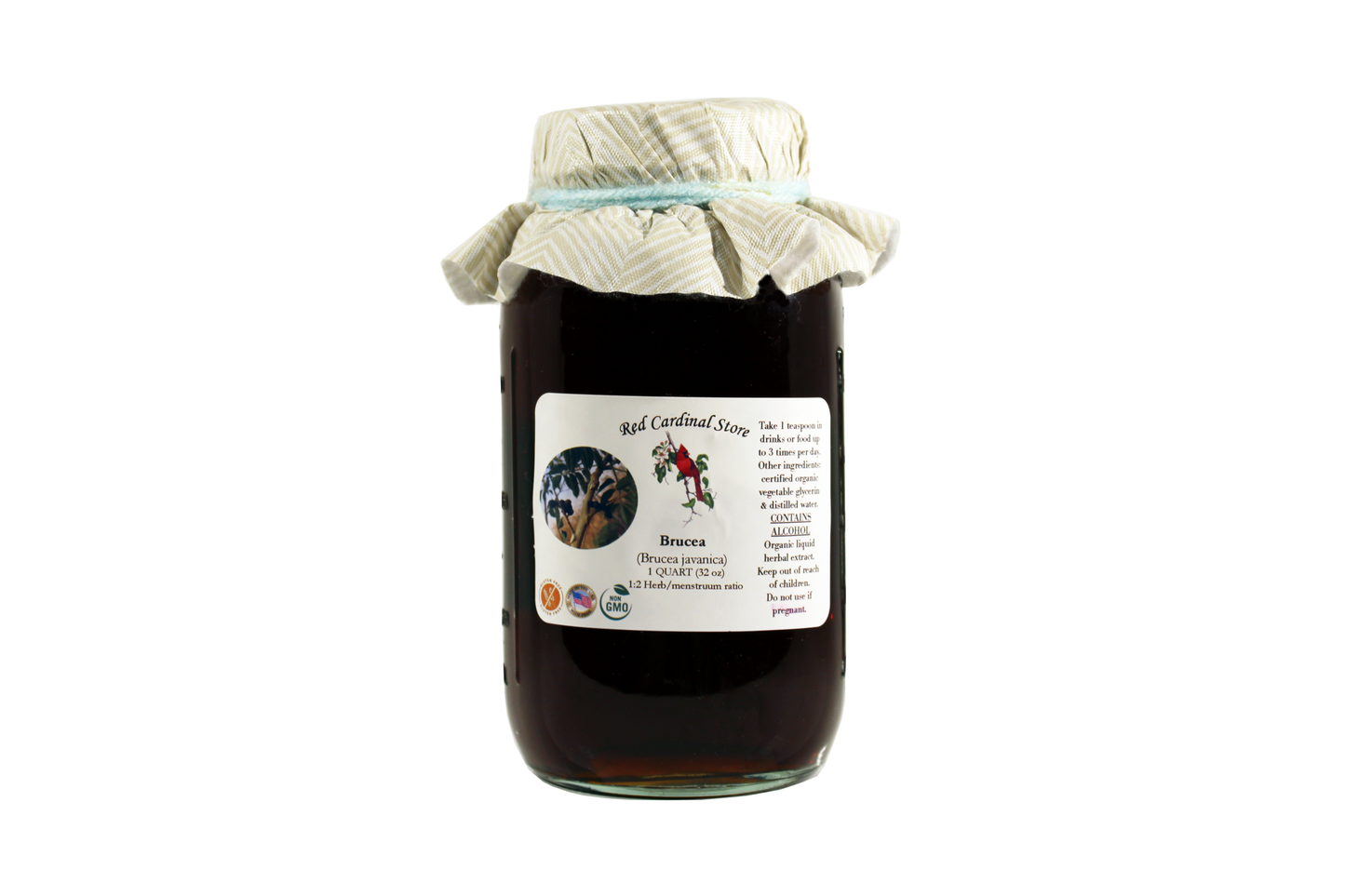 Brucea Fruit (Brucea Javanica) Tincture Herb Extract Double Extraction
