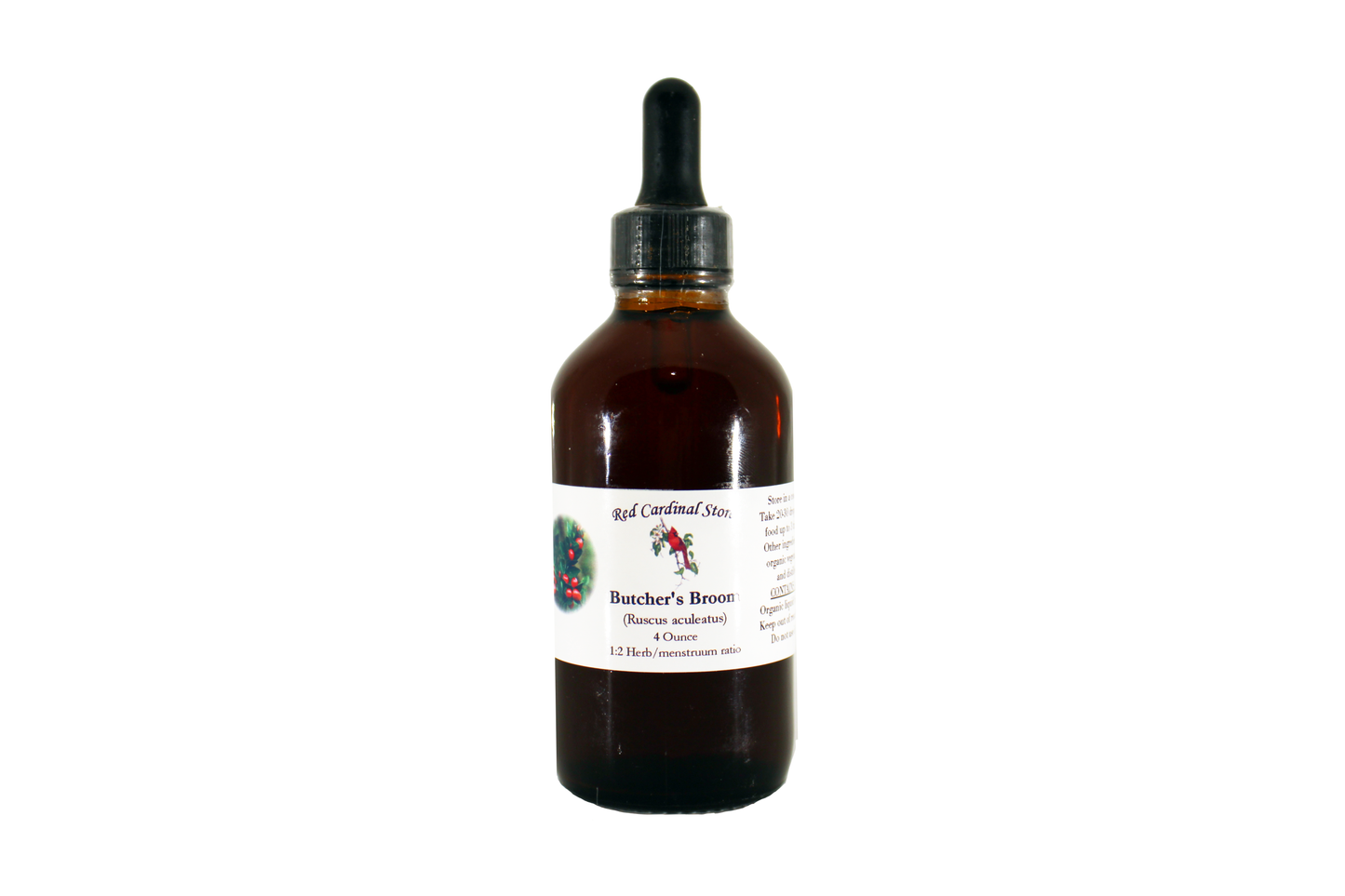 Butcher's Broom Root Tincture Herb Extract Double Extraction