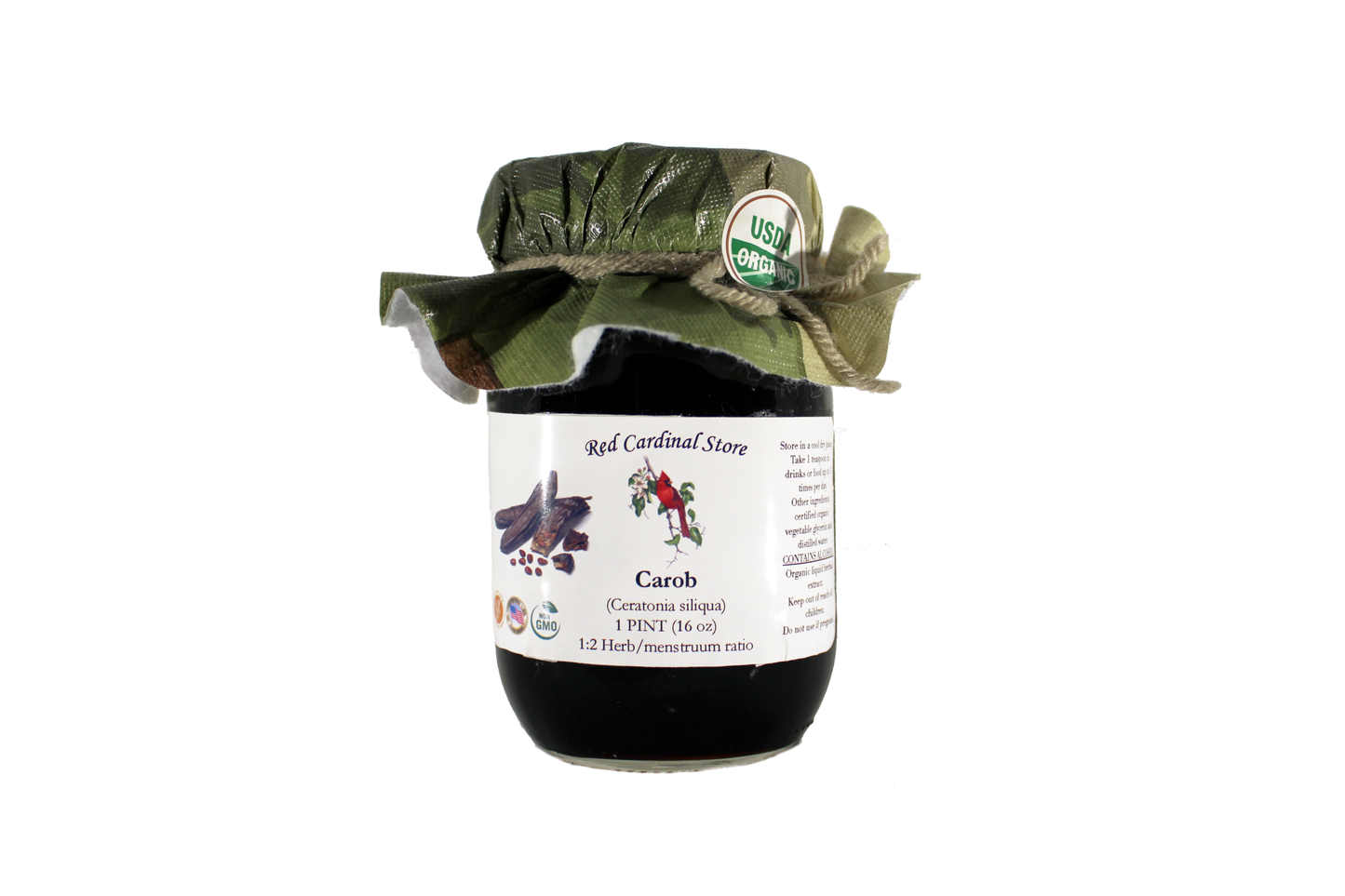 Carob (Ceratonia Siliqua) Tincture Herb Extract Double Extraction