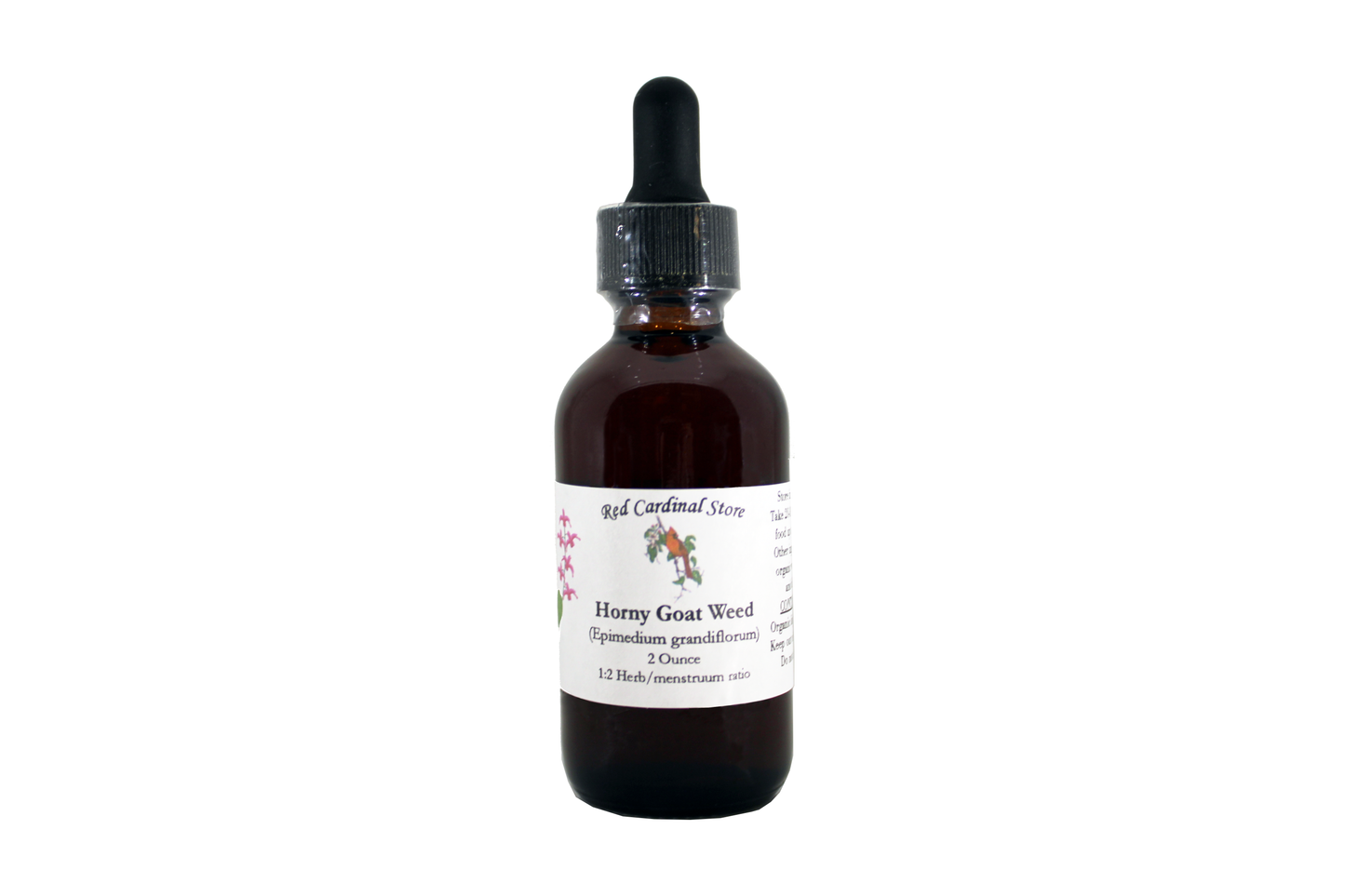 Horny Goat Weed (Epimedium) Tincture Herb Extract Double Extraction