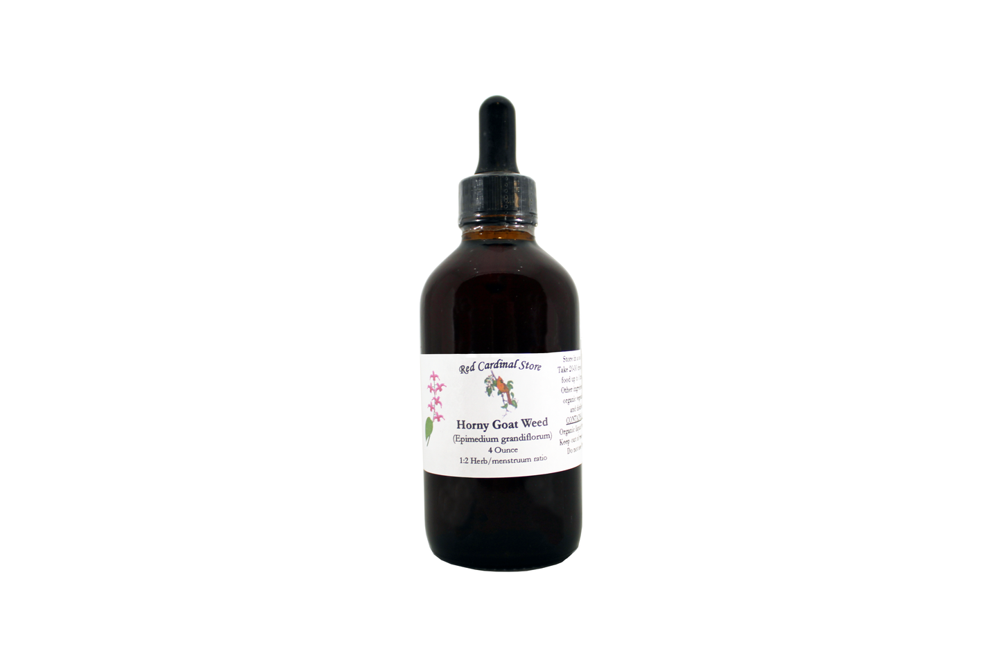 Horny Goat Weed (Epimedium) Tincture Herb Extract Double Extraction