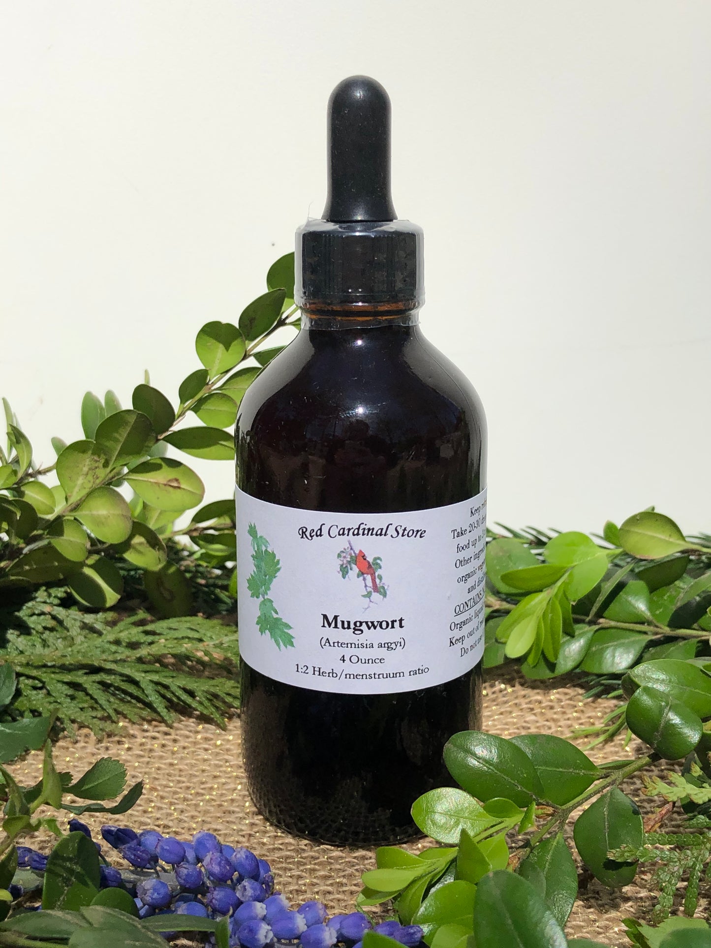 Mugwort (Yomogi) Tincture Herb Extract Double Extraction