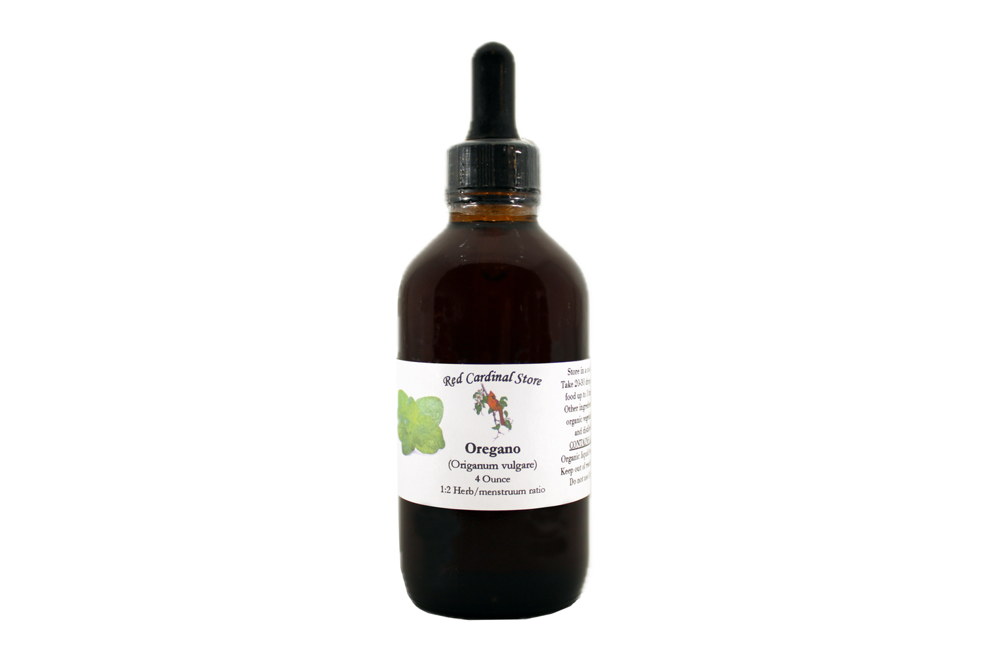 Oregano Tincture Herb Extract Double Extraction