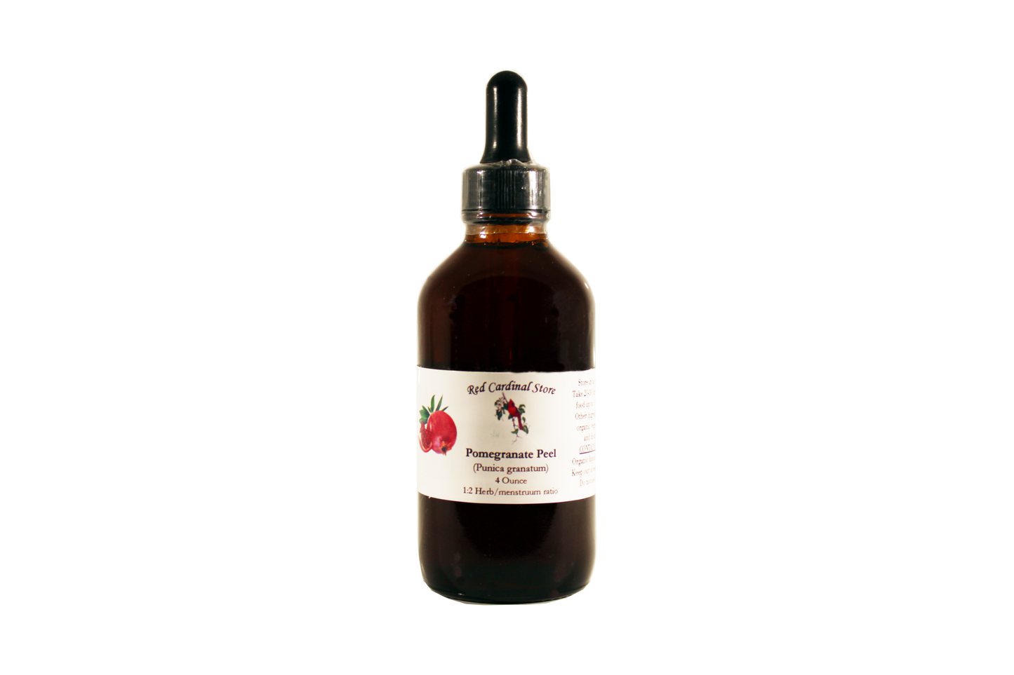 Pomegranate Peel (Punica Granatum) Tincture Herb Extract Double Extraction