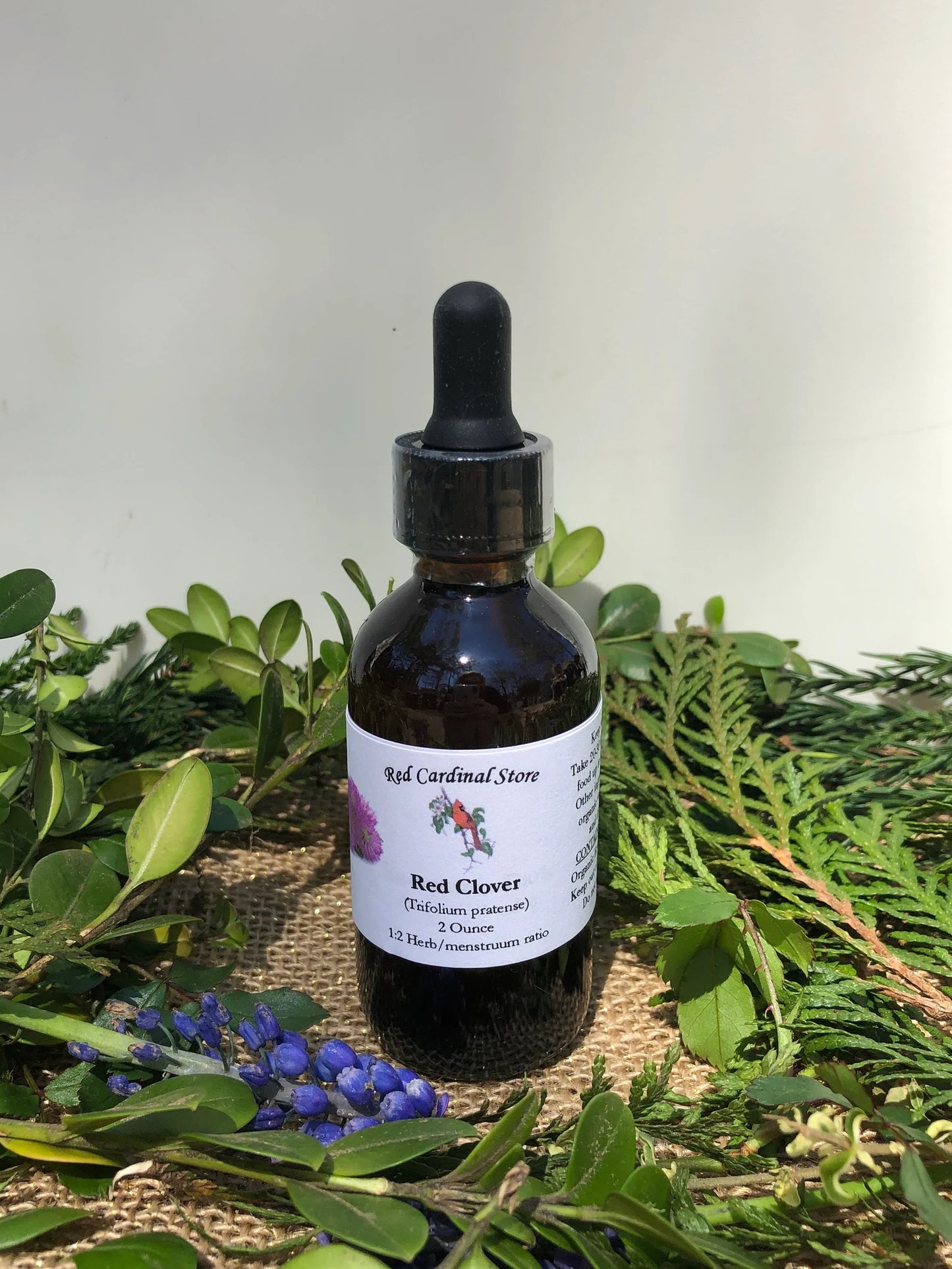 Red Clover Tincture Herb Extract Double Extraction