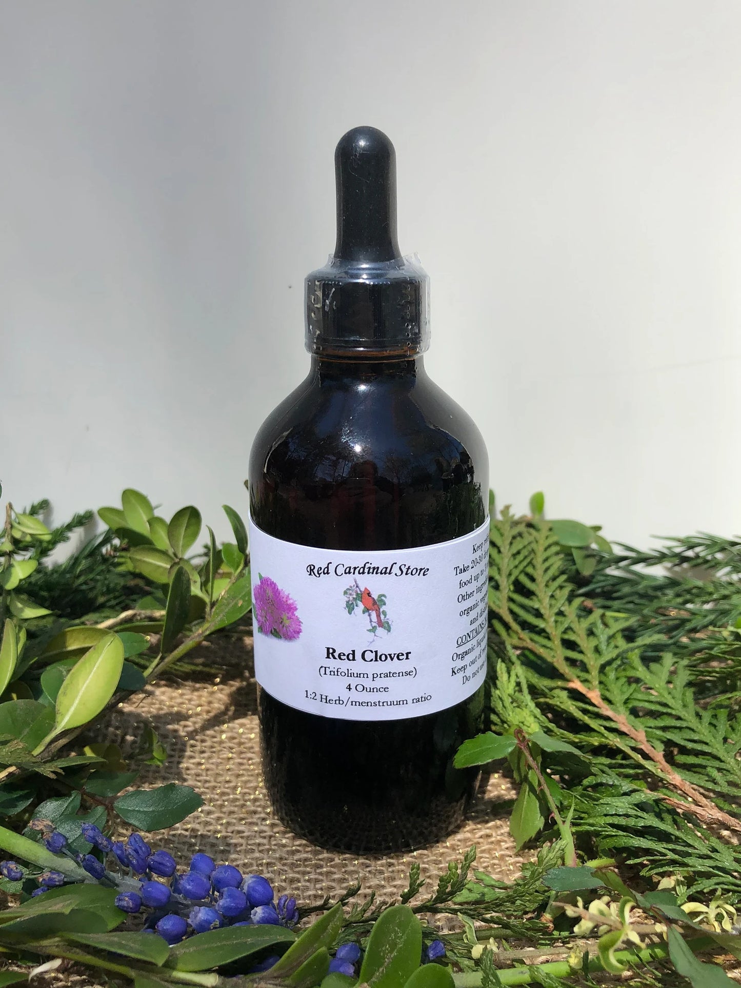 Red Clover Tincture Herb Extract Double Extraction