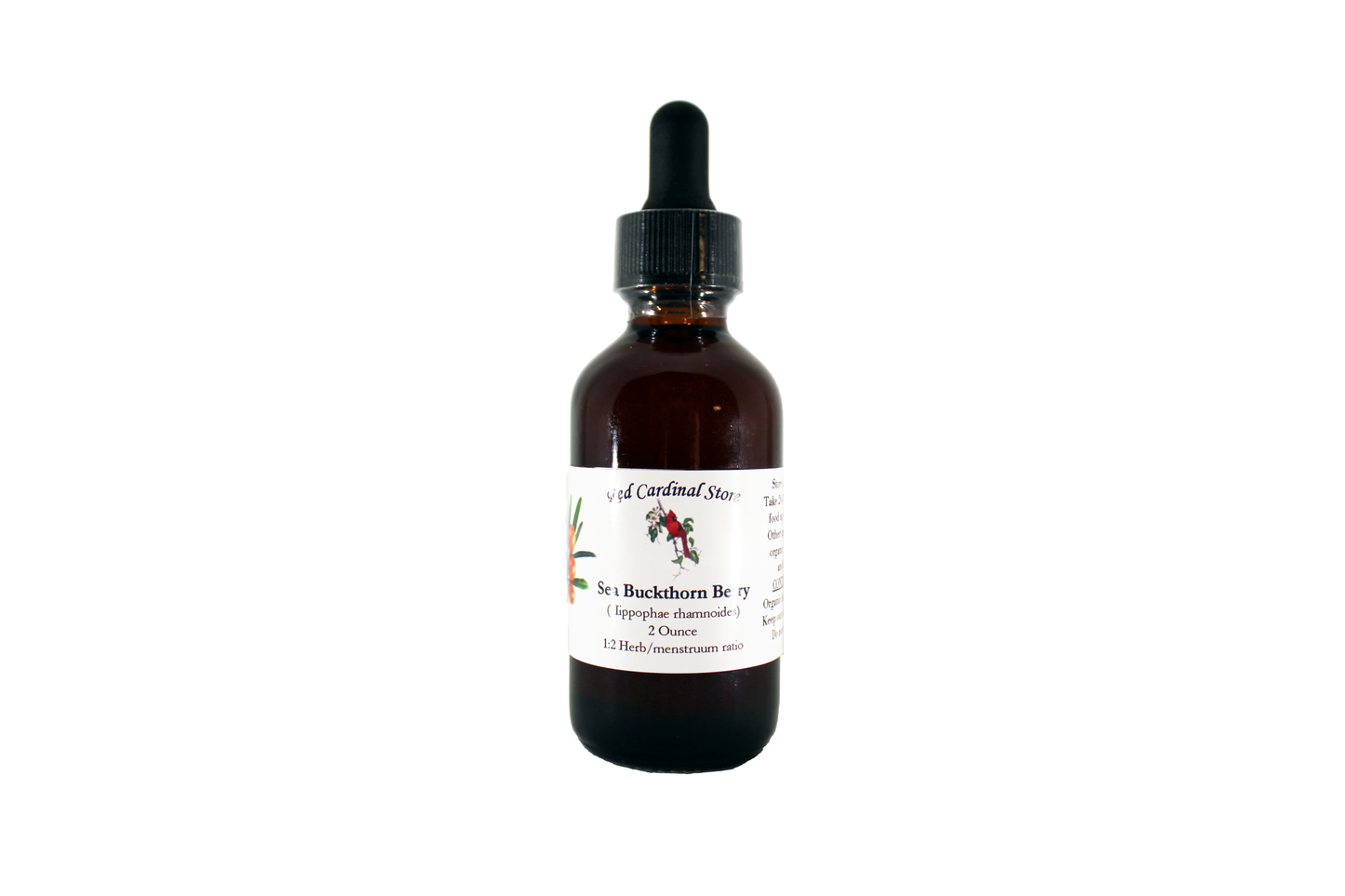 Sea Buckthorn Berry Tincture Herb Extract Double Extraction