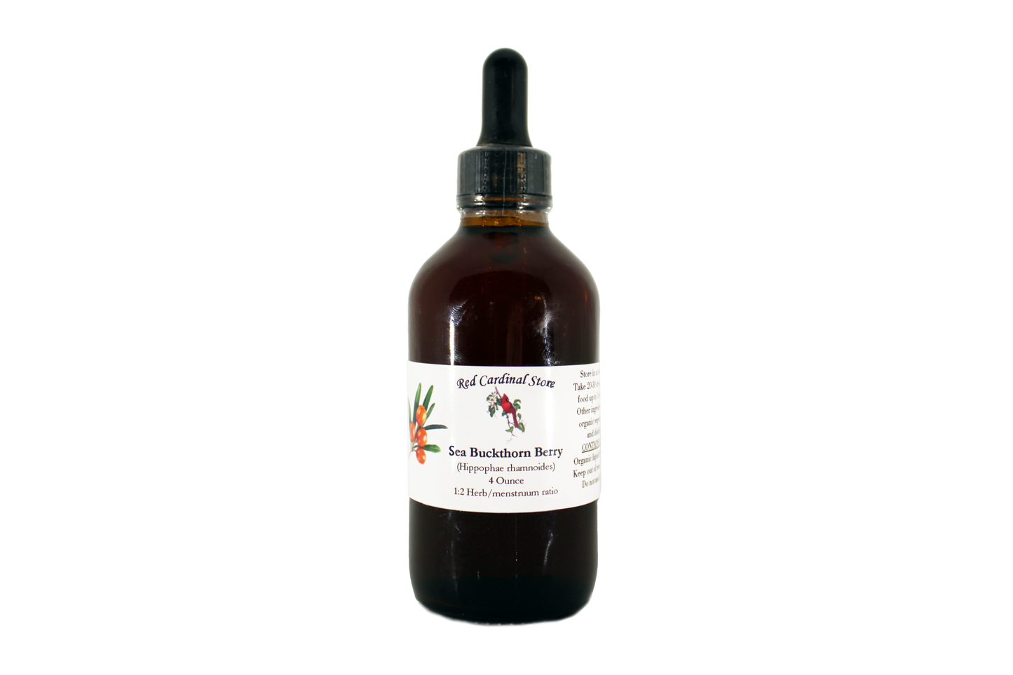 Sea Buckthorn Berry Tincture Herb Extract Double Extraction