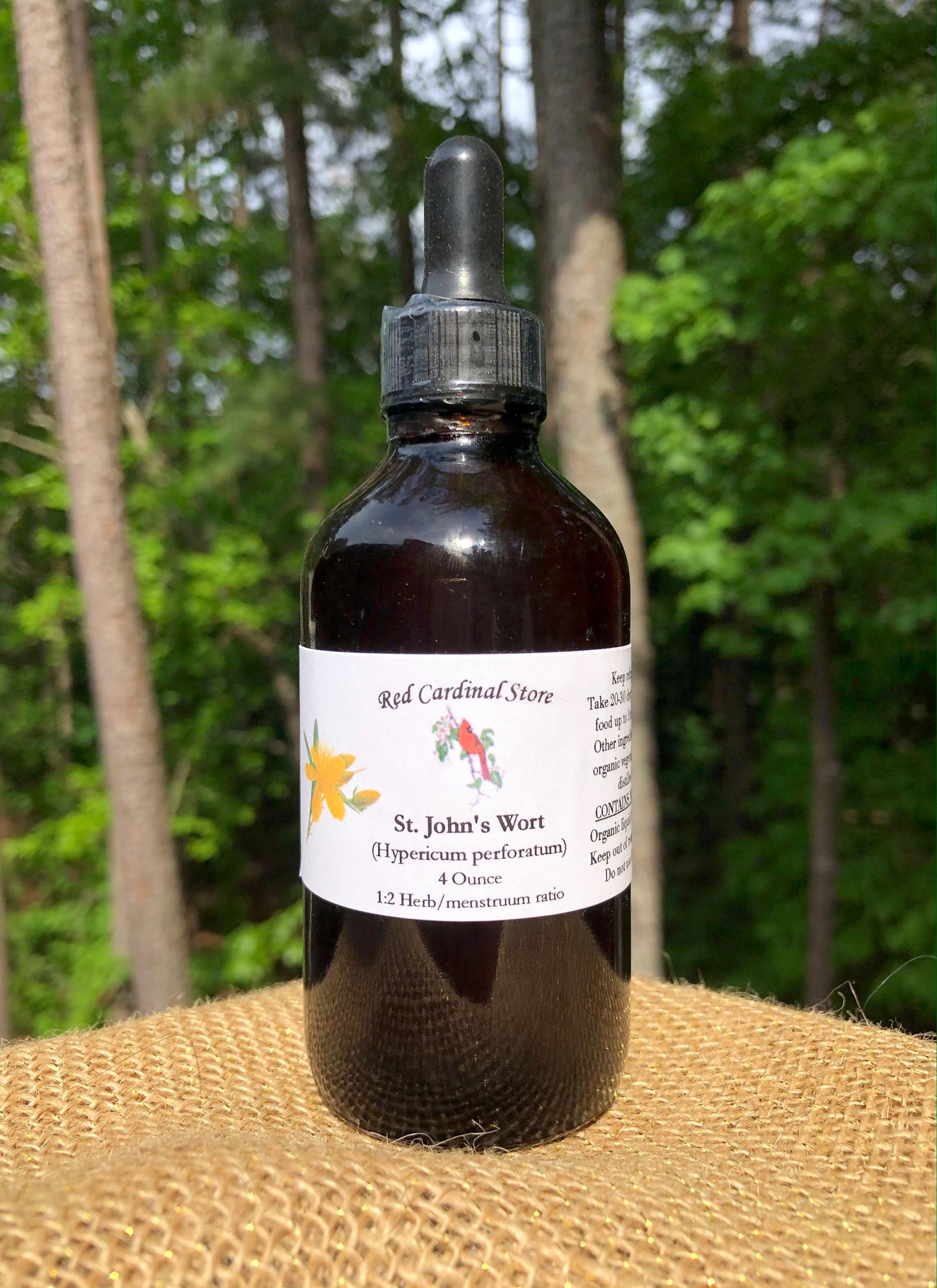 St. John Wort Tincture Herb Extract Double Extraction