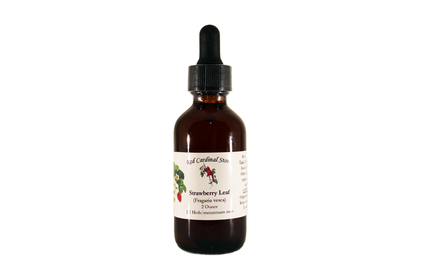 Strawberry Leaf (Fragaria Vesca) Tincture Herb Extract Double Extraction